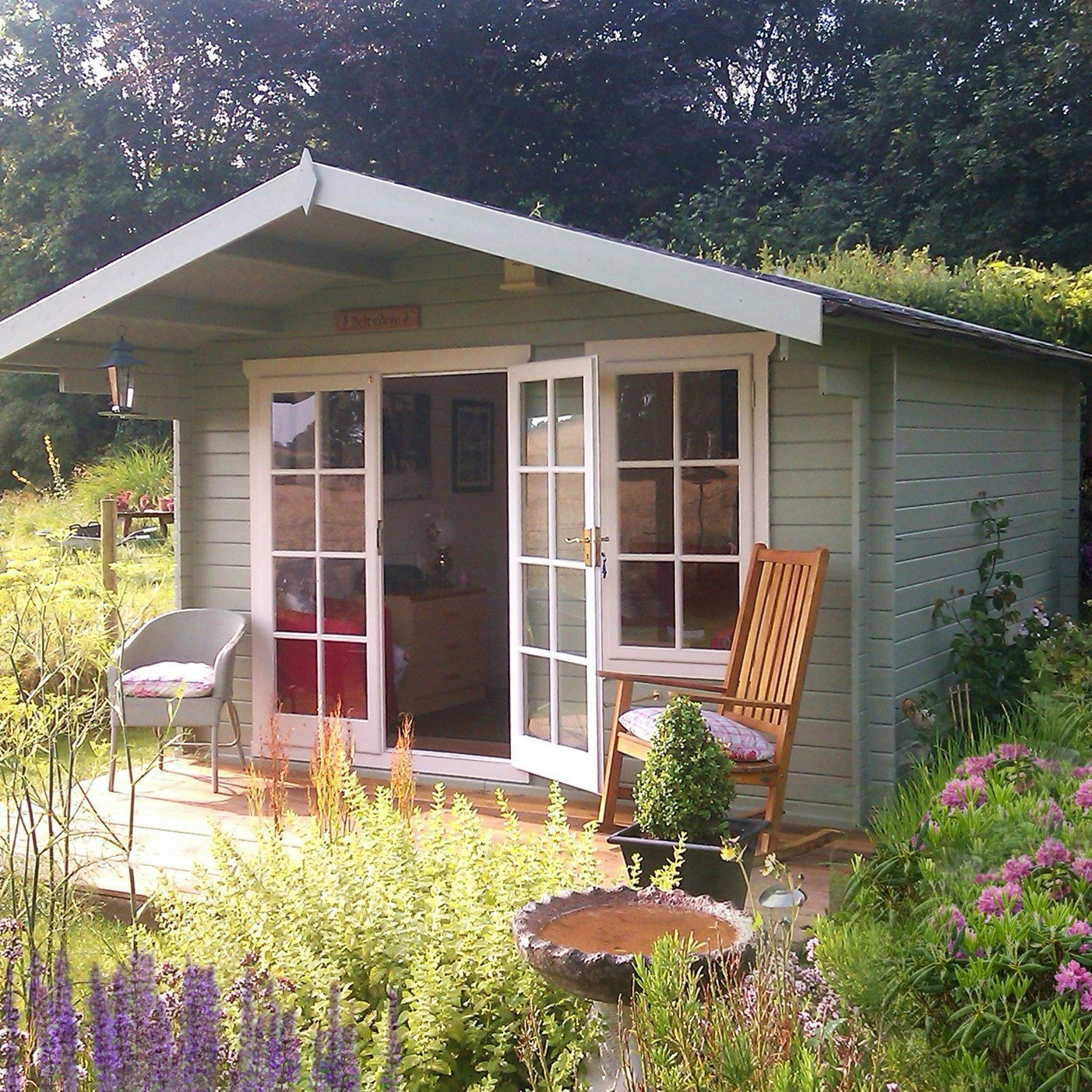 Rackhams Grey Glenmore 10Gx10 Log Cabin 28Mm Interlock Cladding