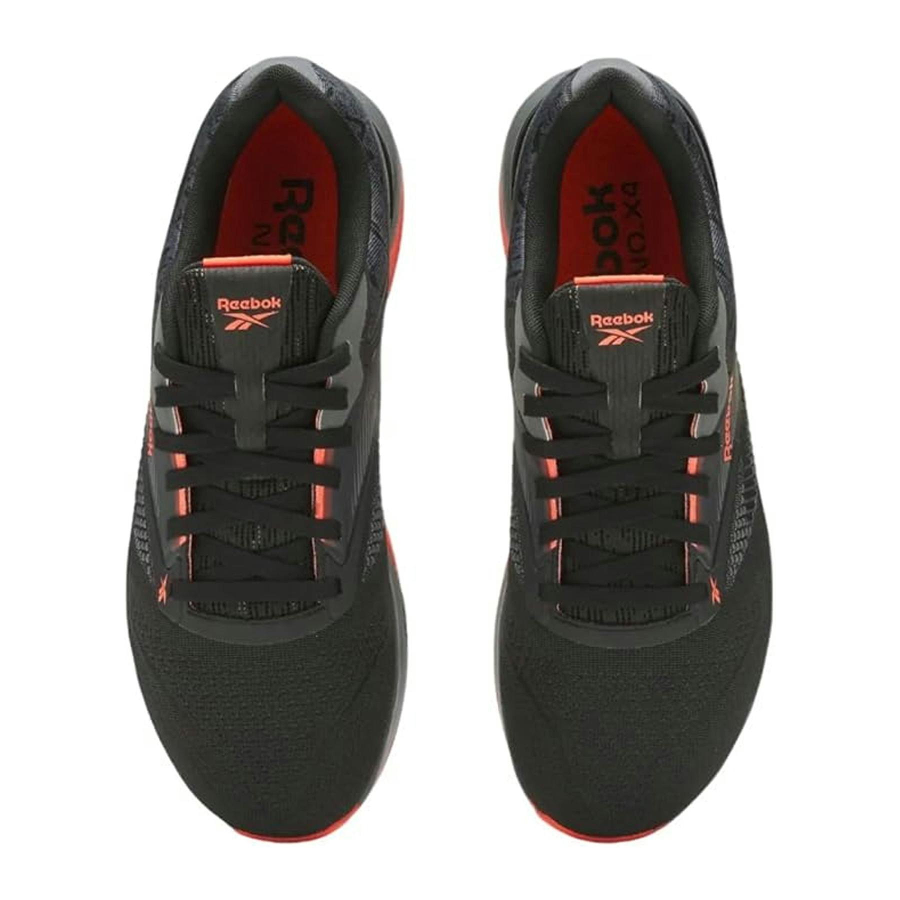 Reebok Men's Black/Orange Nano X4 Graphic Trainers - 5.5 Uk - 100% Mixed