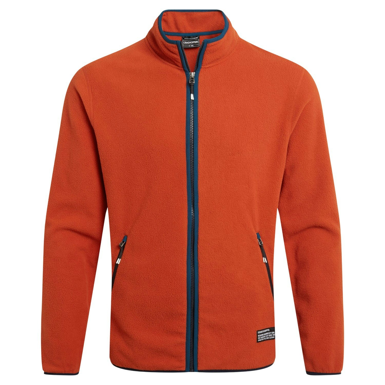 Craghoppers Men's Orange Co2 Renu Technology Fleece Jacket - Carnelian/ - Carnelian/ - Xxl