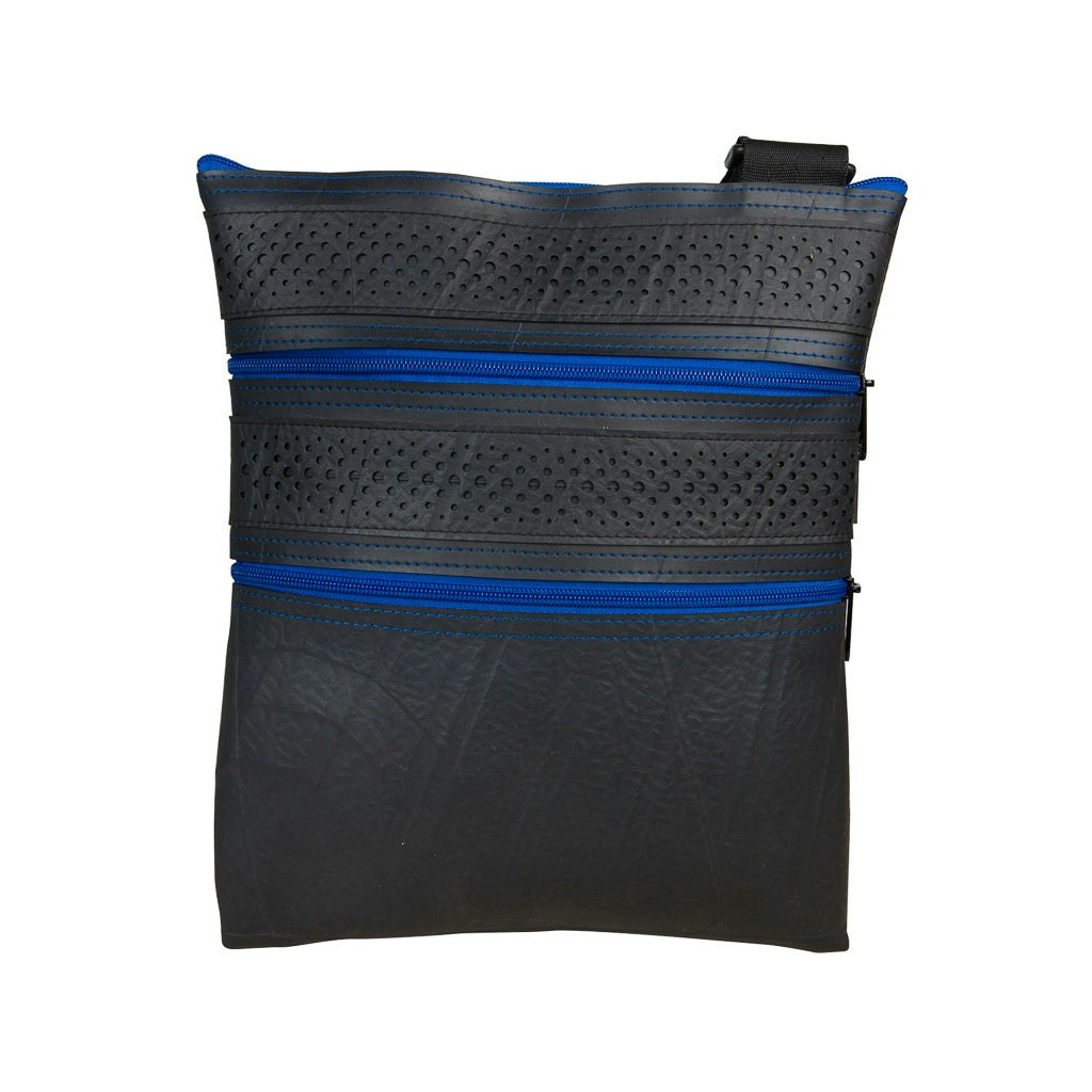 Paguro Blue Maggie Special Recycled Rubber Vegan Handbag