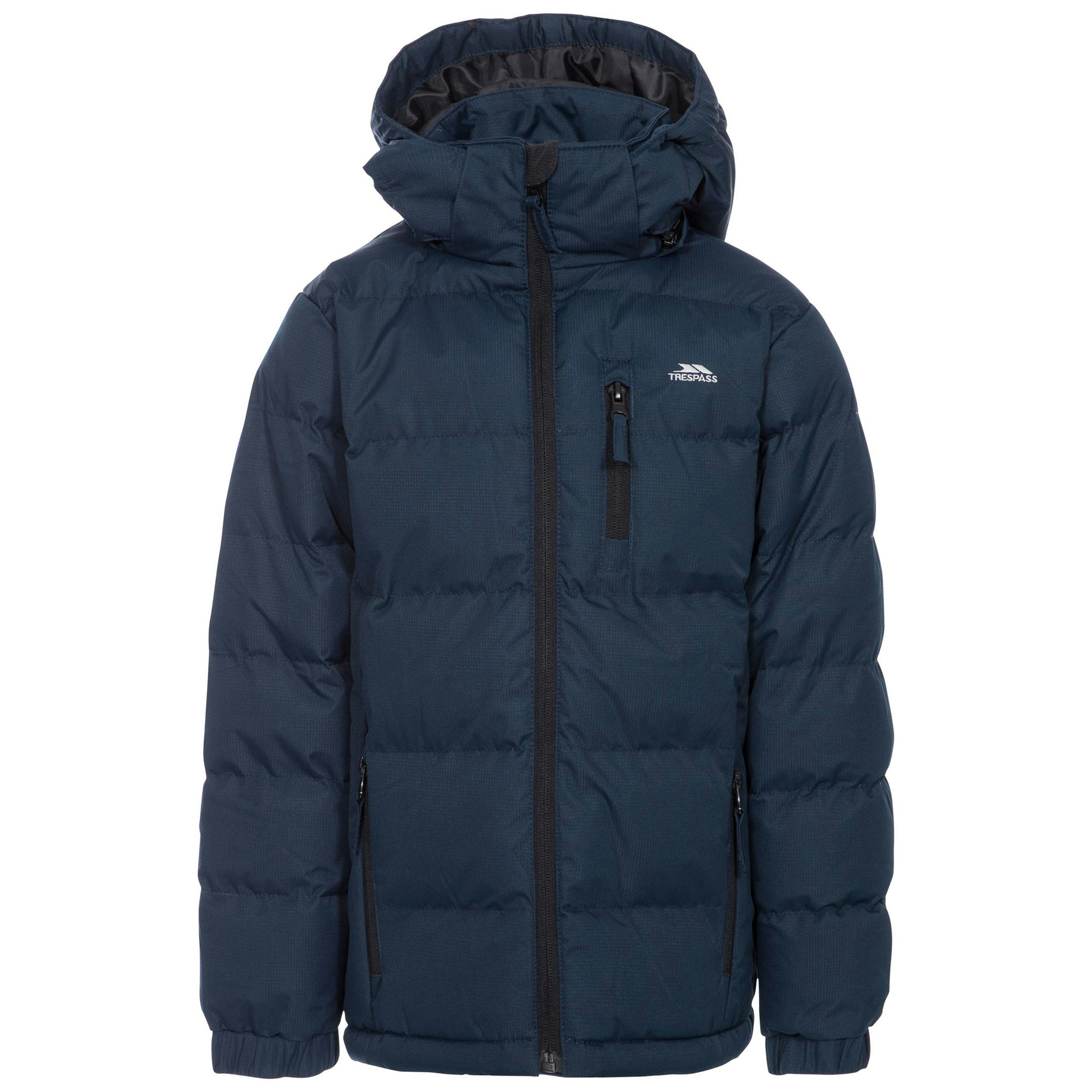 Trespass Boys Tuff Hooded Jacket - Navy - Navy 9/10