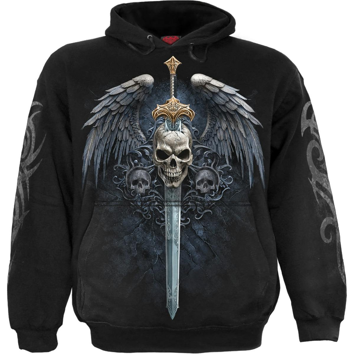 Spiral Direct Black Angel Sword - Hoody - Xl