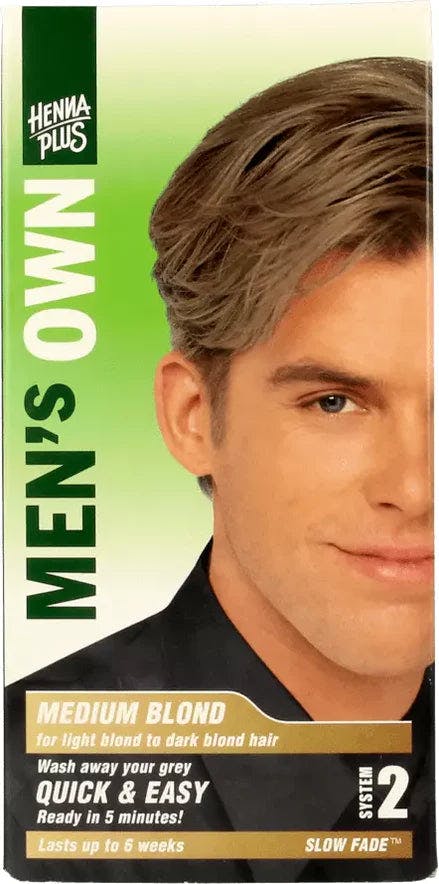 Henna Plus Men's Grey Hennaplus Own Medium Blonde 80Ml