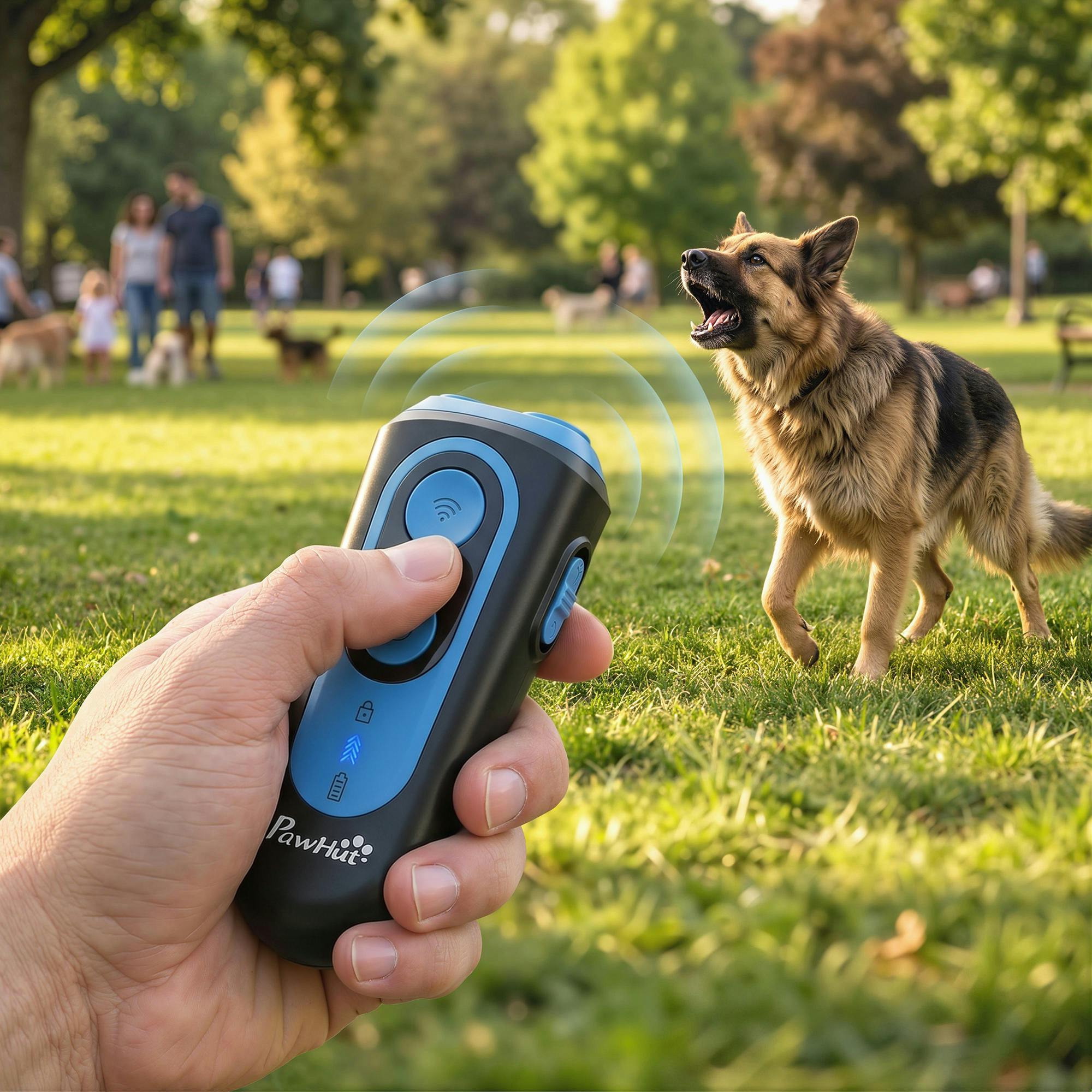 Pawhut Black Anti Barking Device For Dogs, Ultrasonic Stop Dog Barking Device