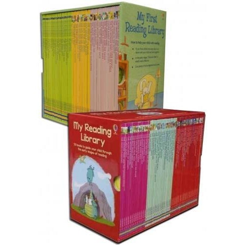 Usborne Very First Reading Library 100 Books Set Collection Complete School - Image 3