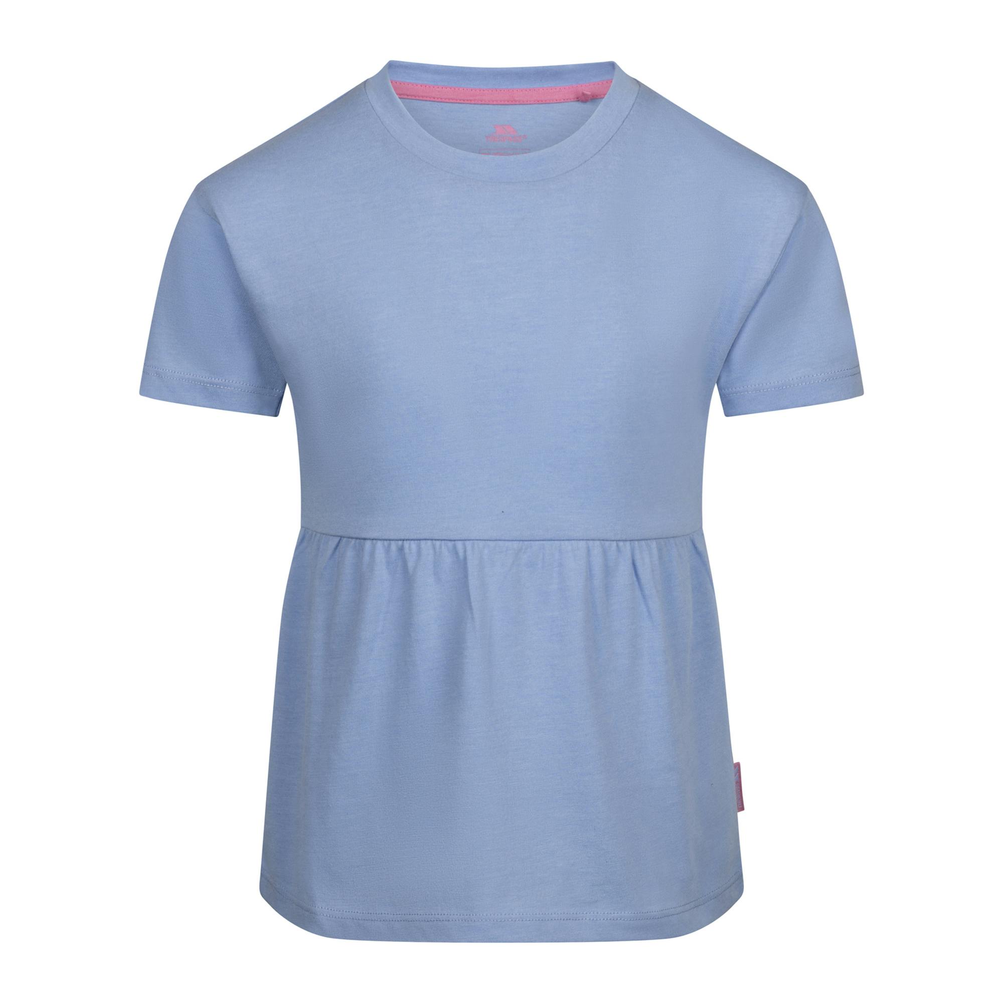 Trespass Girls Maru Top - Cornflower - Cornflower - 7-8 Years - 60% Cotton/40% Polyester