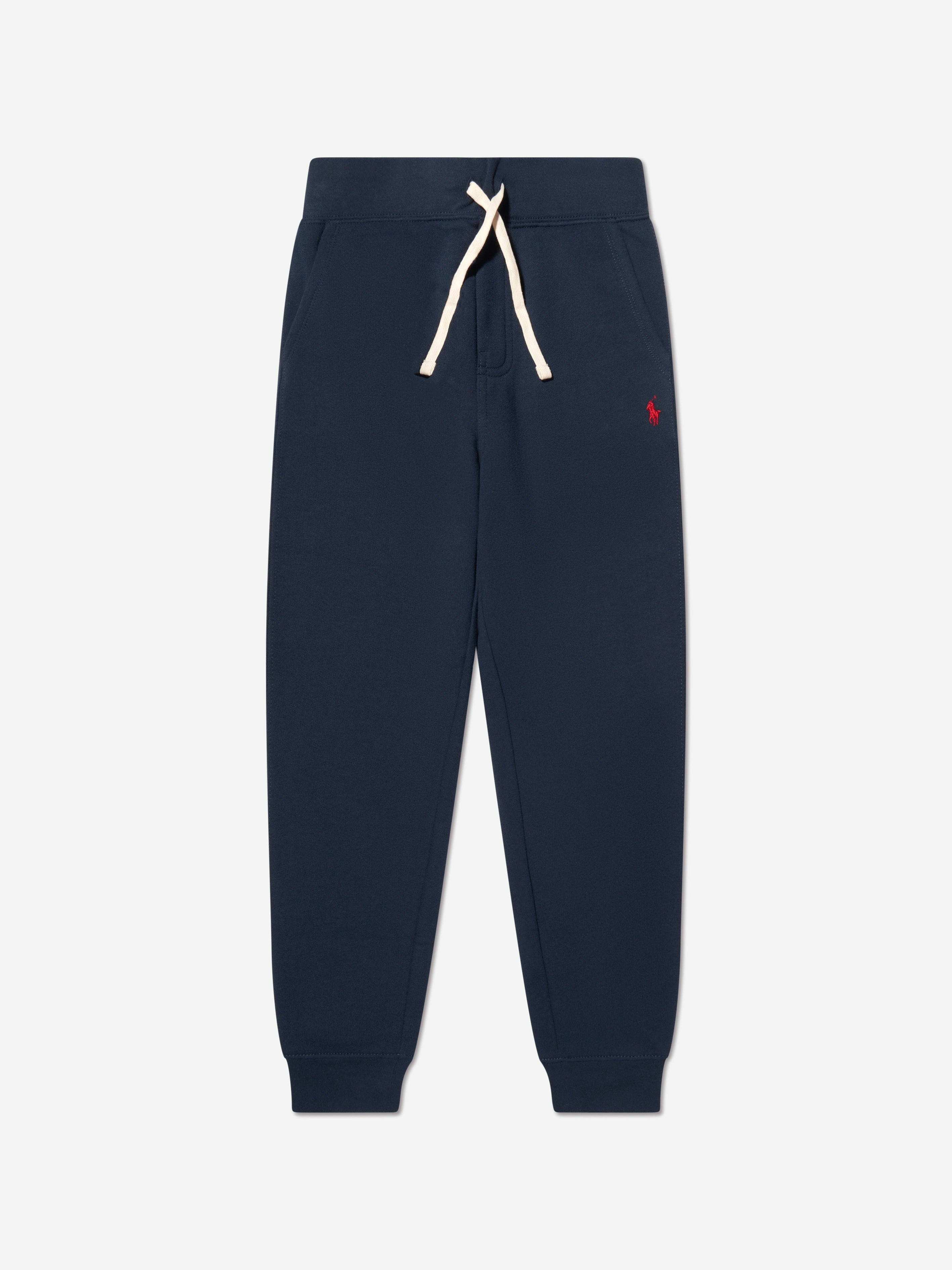 Ralph Lauren Kids Boys Blue Logo Joggers - 6 Yrs