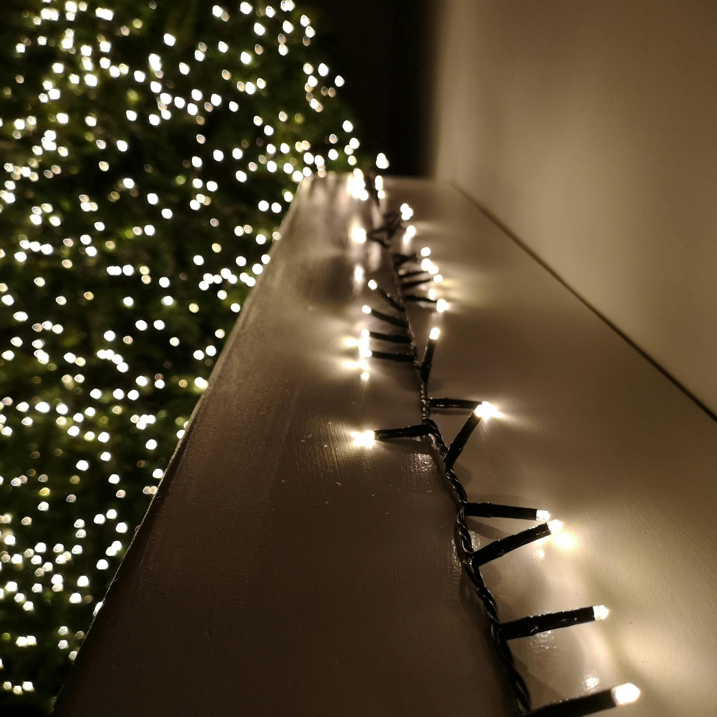 Rackhams White 3000 Led 75M Indoor Outdoor Christmas Multi Function Mains Operated String Lights With Timer In Warm