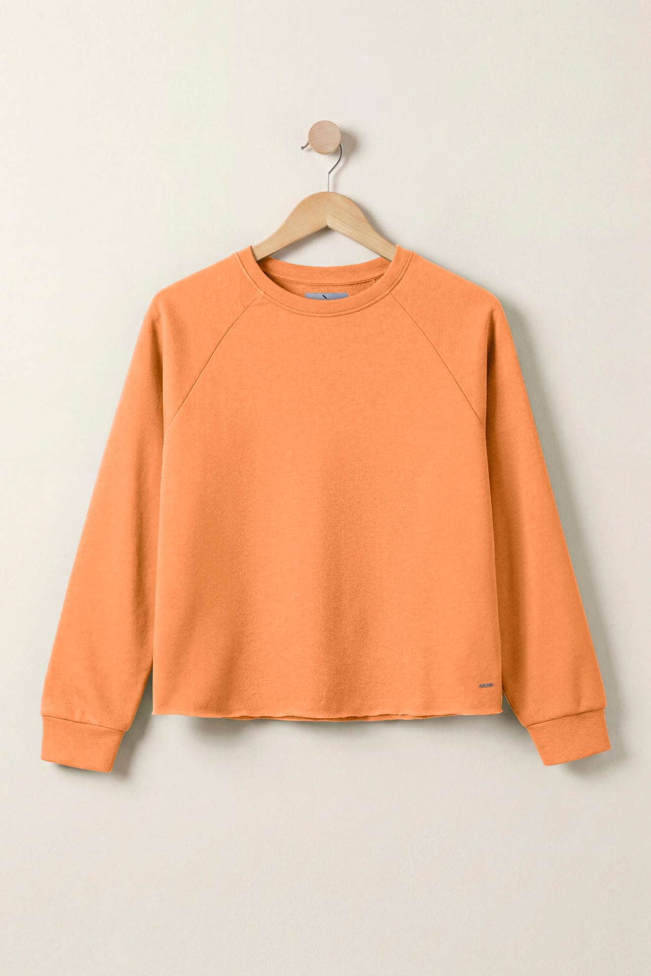 Enorsia Women's Orange Raw Edge Sweatshirt - Uk 12 - Image 3
