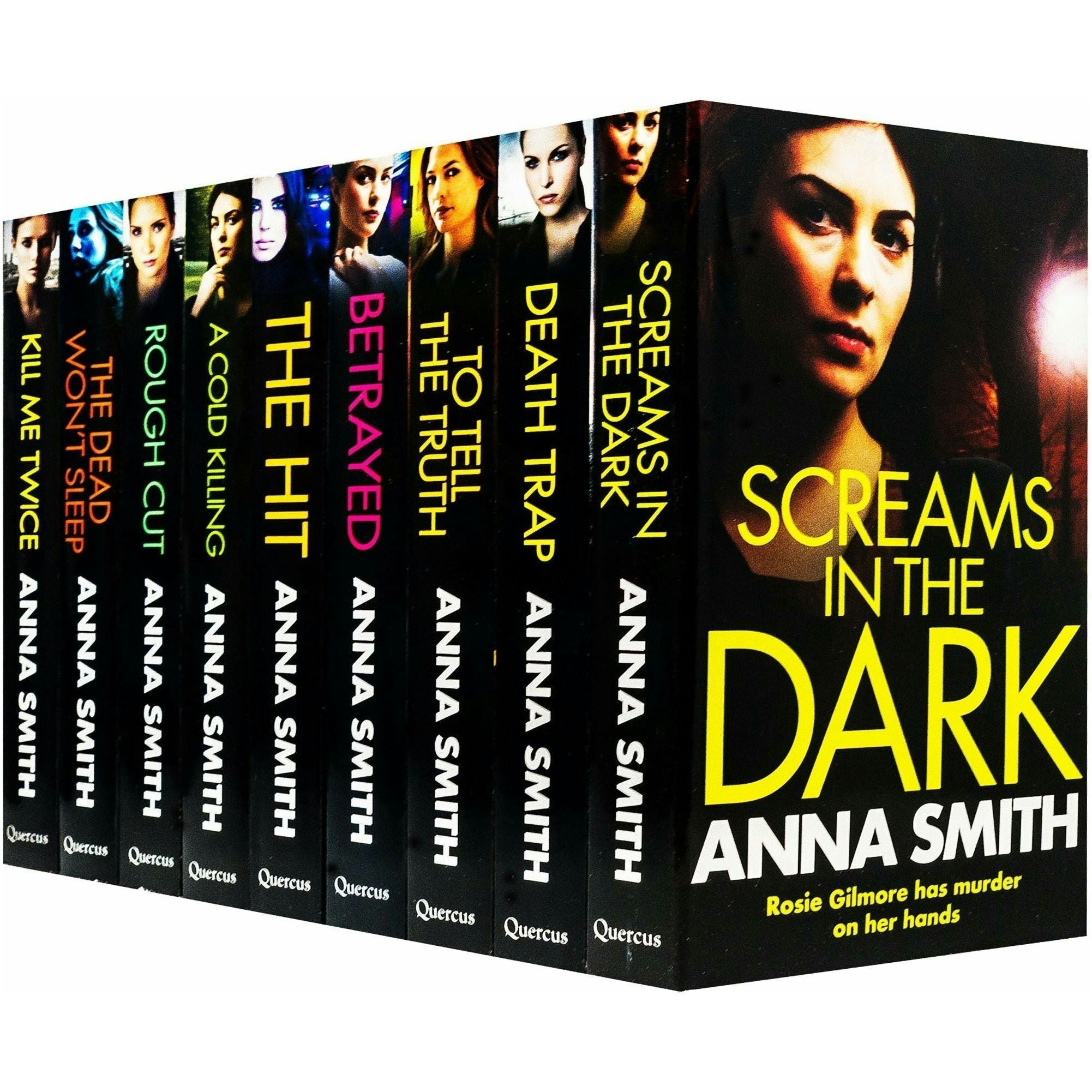 Quercus Dark Rosie Gilmour Series 9 Book Set By Anna Smith