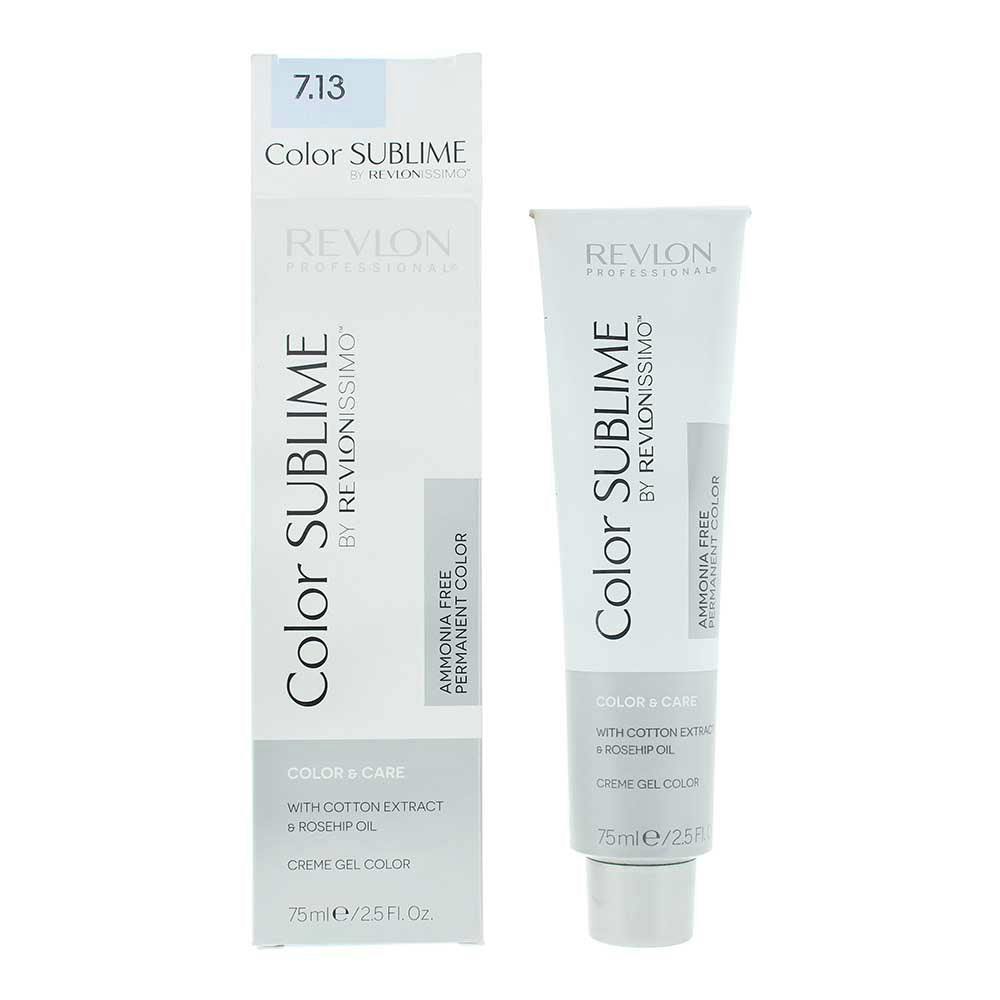 Revlon Gold Color Sublime 7.13 Medium Ash Blonde Hair Colour 75Ml