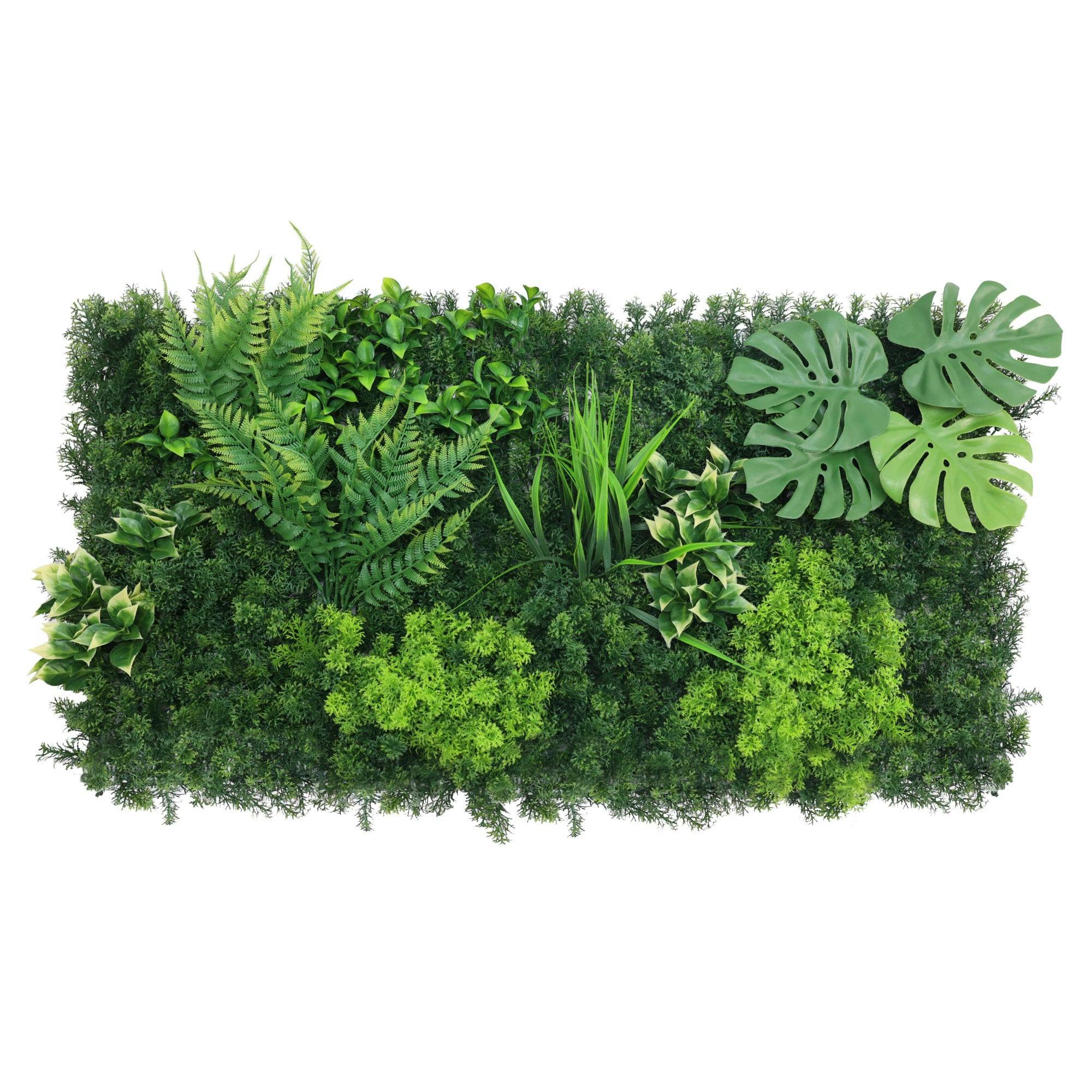 True Products Green Premium Artificial Wall Panel 1M X 50Cm - Oasis