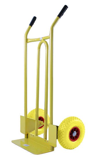 Bristol Tool Company 1894 Heavy Duty Solid Toe Sack Truck With Puncture Proof Wheels,Dual Safety Handles,Sturdy Tubular Steel Framework,200Kg Capacity