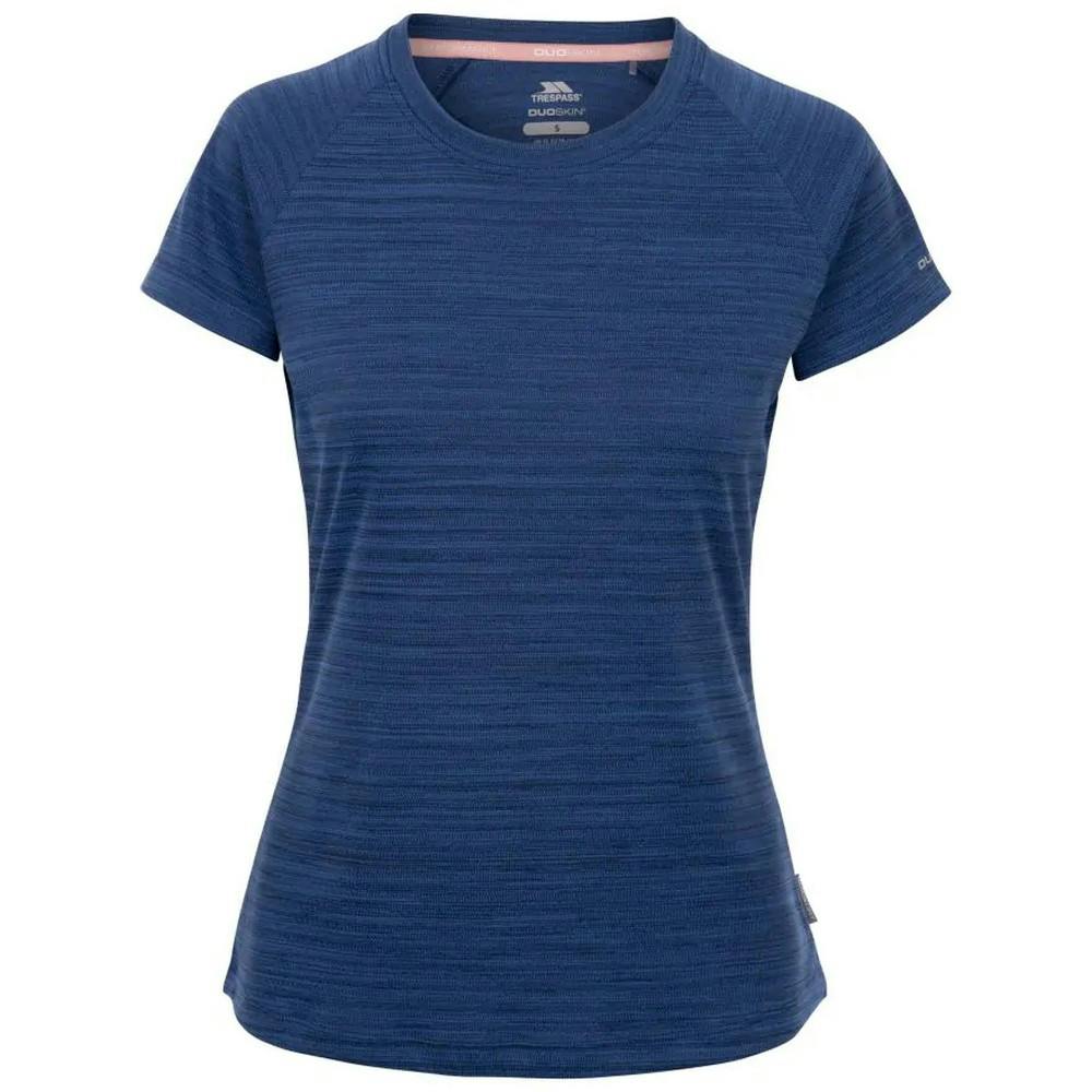 Trespass Women's / Vickland Tp75 Active T-Shirt - Navy Marl - Navy Marl - Xs - 100% Polyester