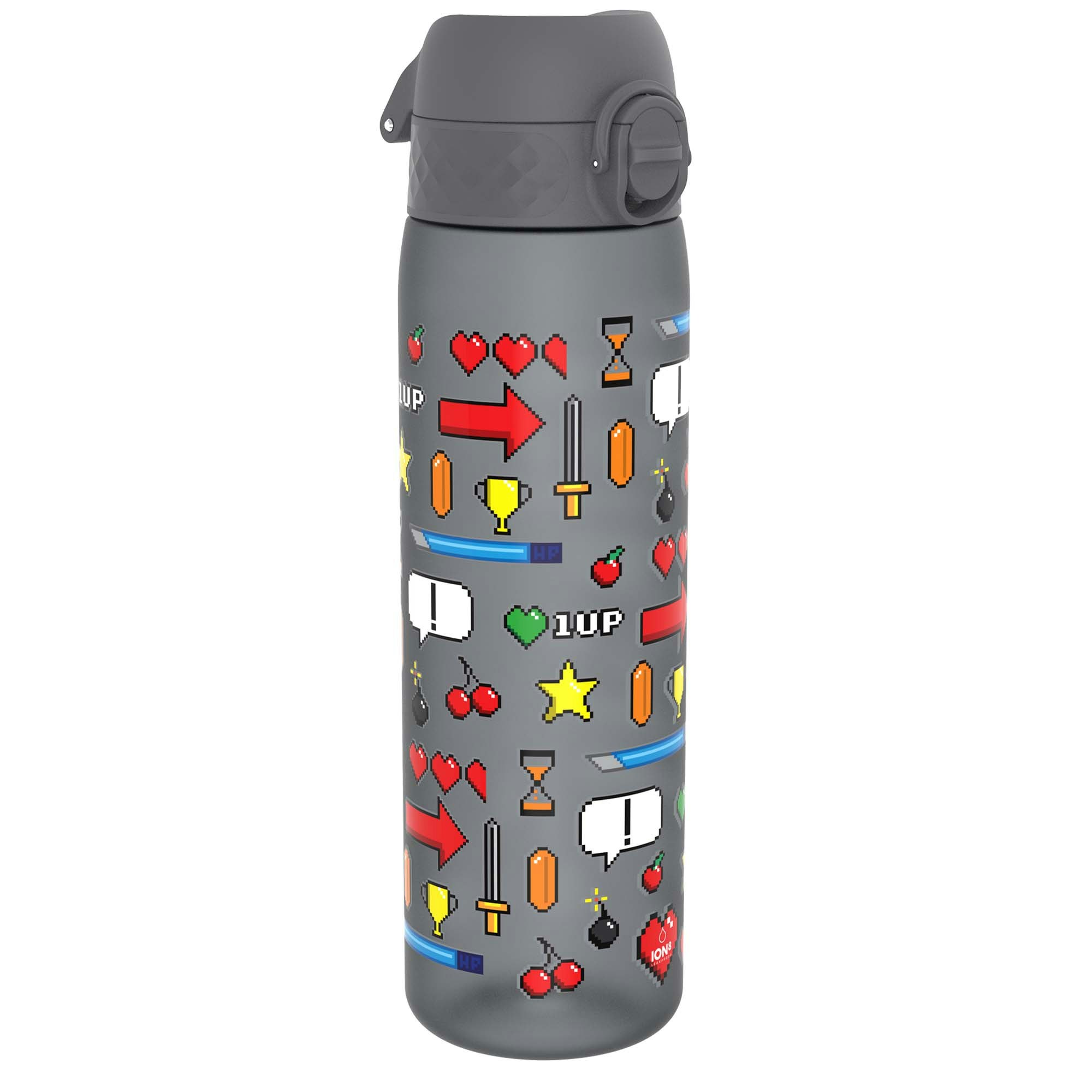 ION8 Leak Proof Slim Water Bottle, Recyclon, Gamer, 500ml (18oz) - Image 4