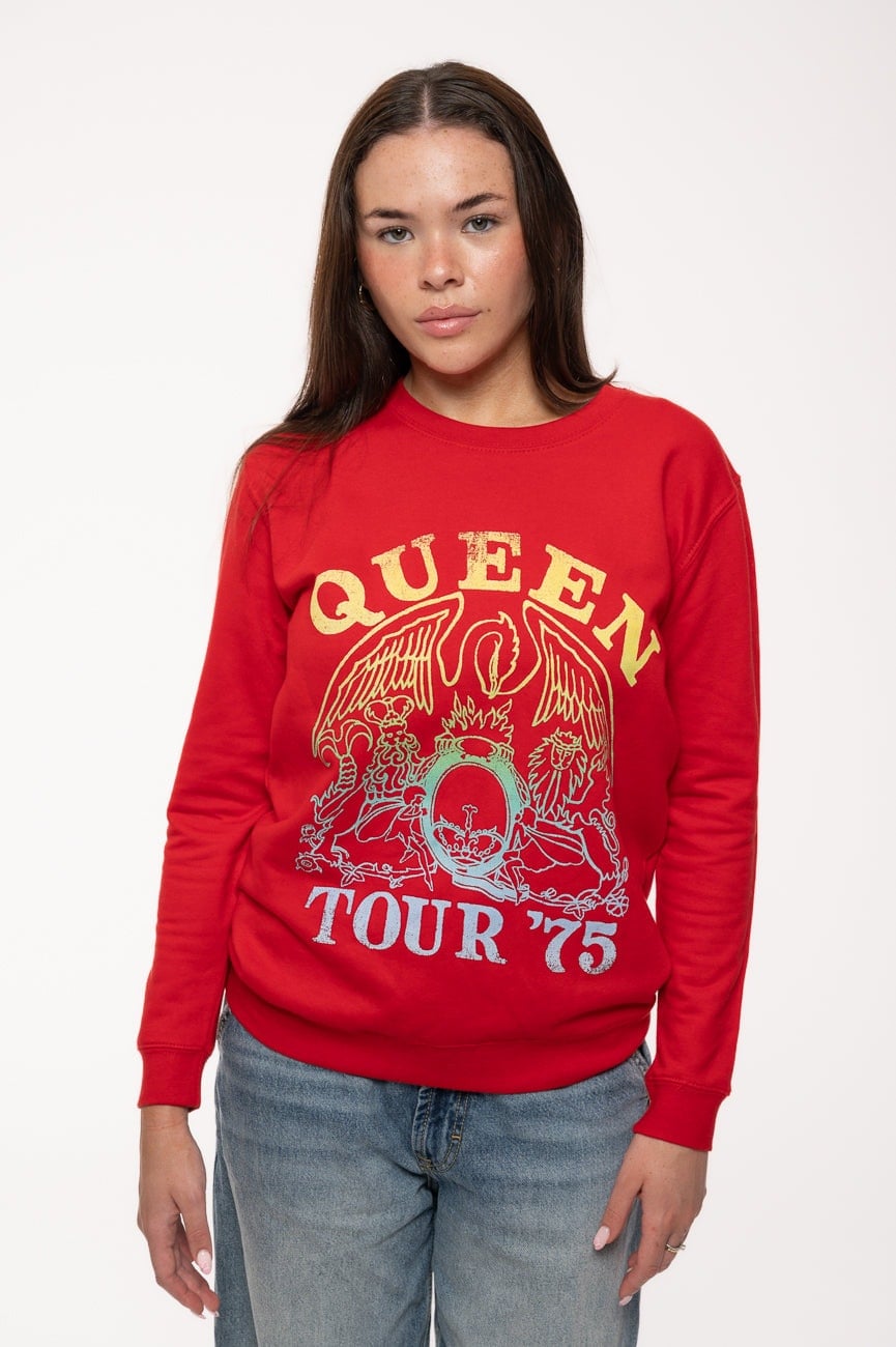 Paradiso Clothing Unisex Red Queen Tour 75 Crest Sweatshirt - Xxl