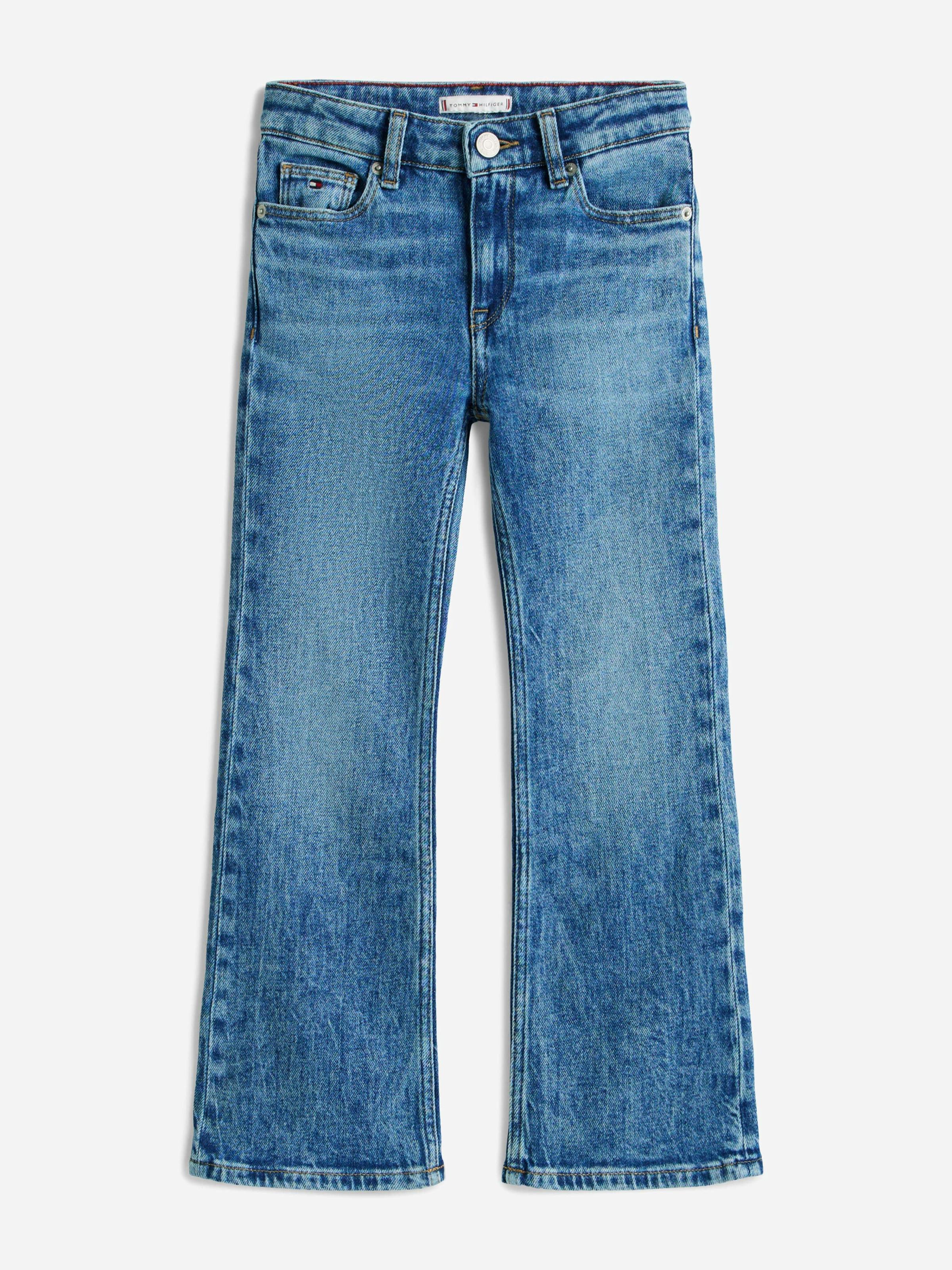 Tommy Hilfiger Girls Blue Flare Vintage Jeans In - Navy - 10 Yrs