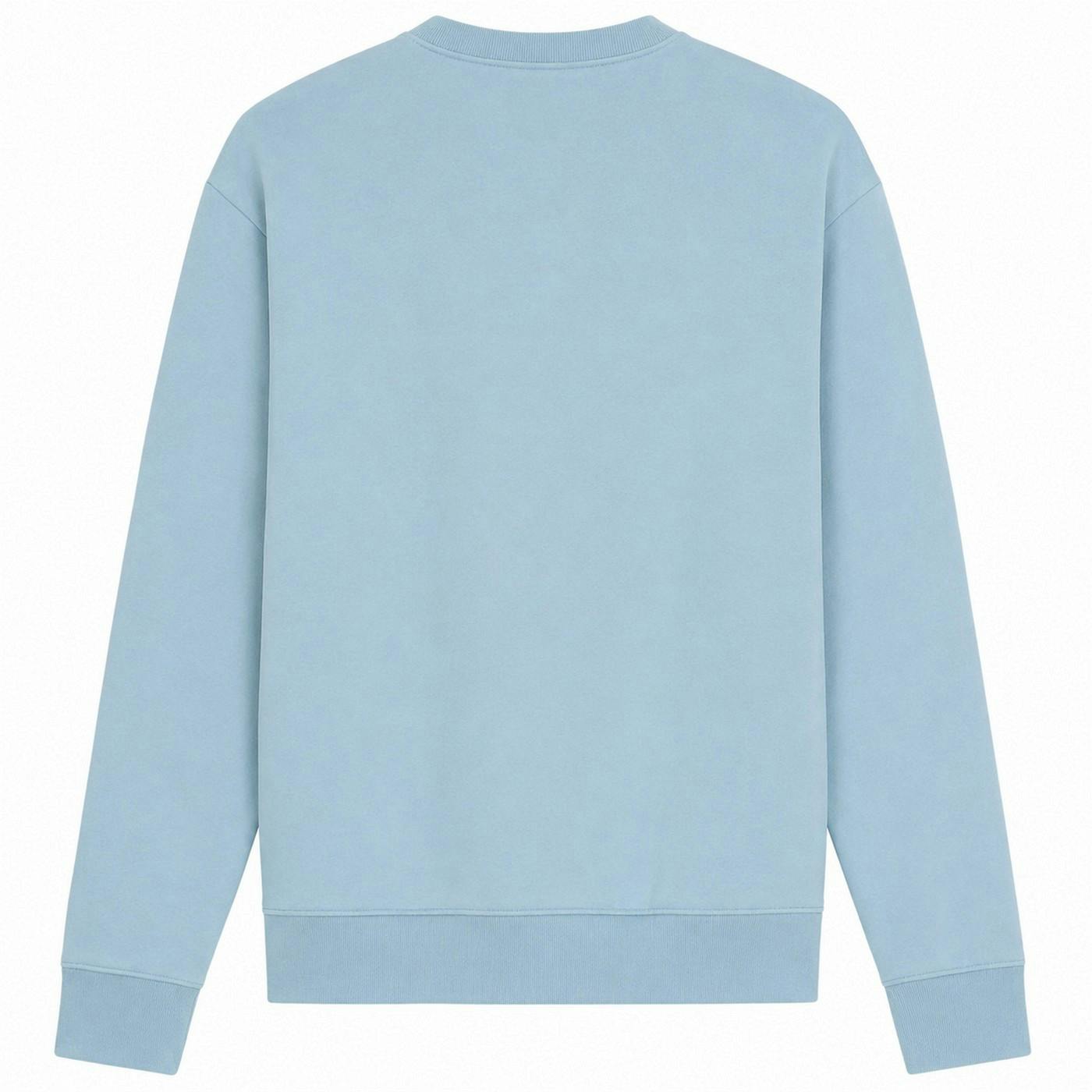 Boss Men's Blue Signature Cotton Logo Sweatshirt - Pastel - L - Pastel - 95% Cotton/5% Elastane