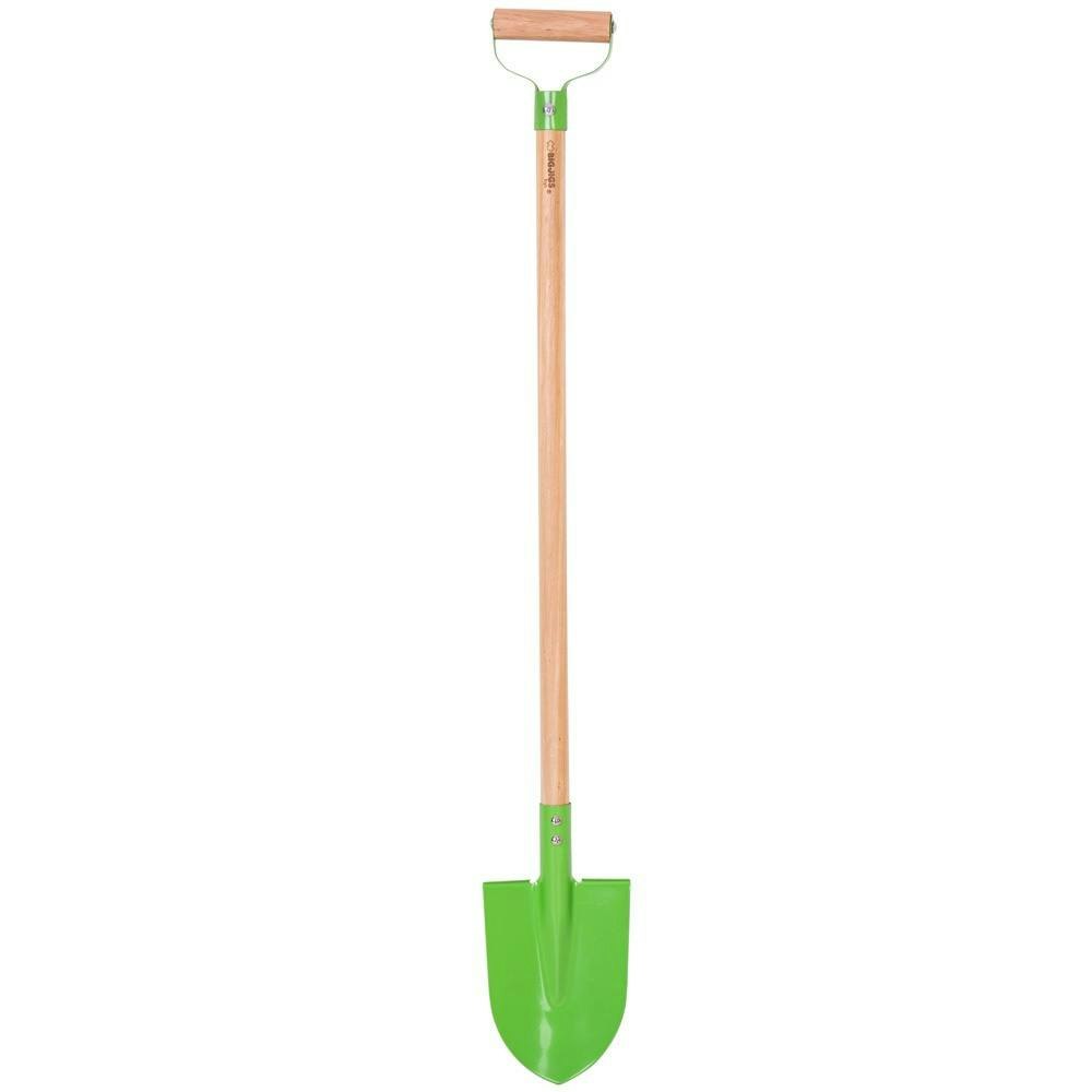 Bigjigs Toys Green Long Handled Spade