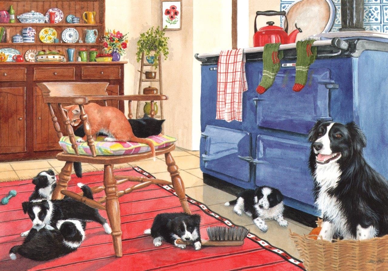 The House of Puzzles - Five-a-side - Big 250 Piece Jigsaw Puzzle - Extra Large - Image 3