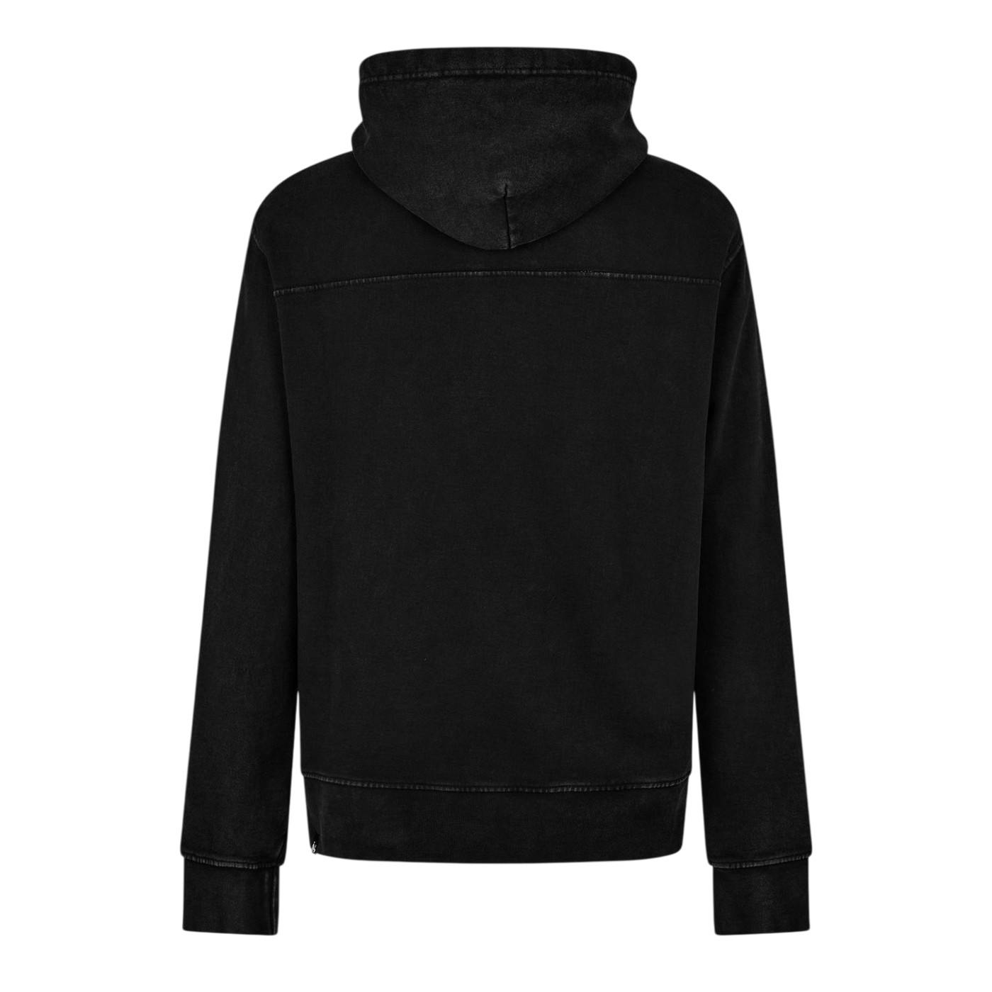 Money Men's Black Patch Sweatshirt - Faded - S - Faded - 100% Cotton