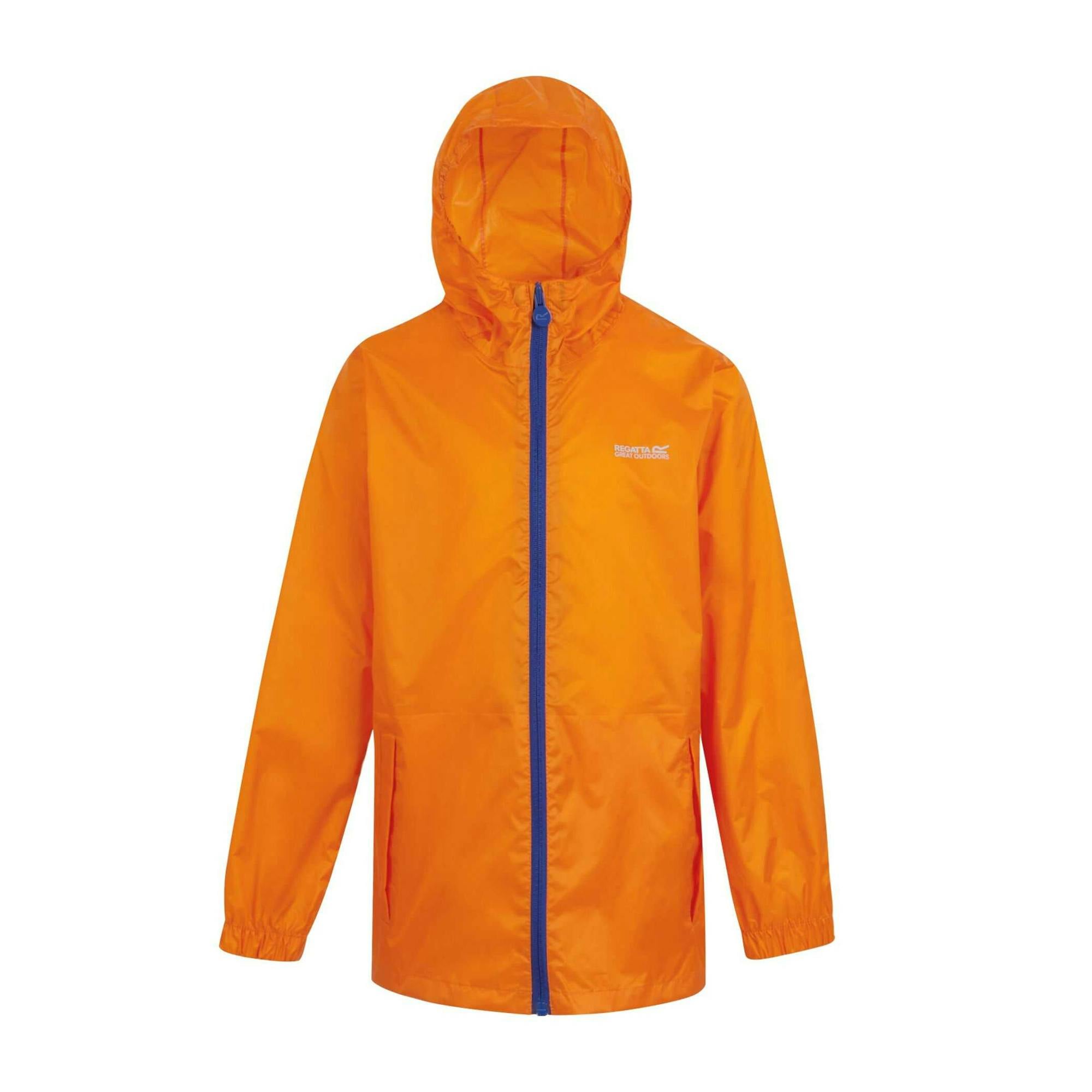 Regatta (14 Years, Persimmon) Great Outdoors Childrens/Kids Pack It Jacket Iii Waterproof Packaway Black - Image 2