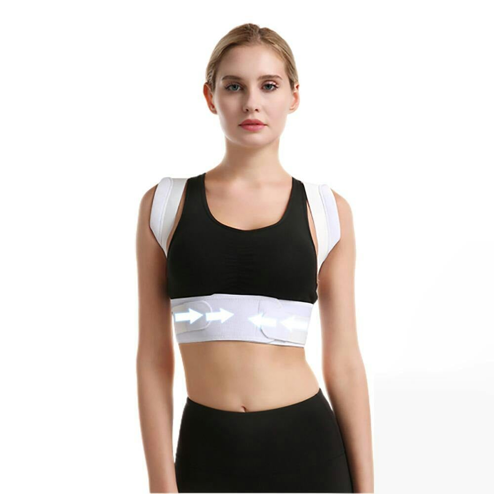 Lifemax Men's Black Posture Brace (80-95Cm )