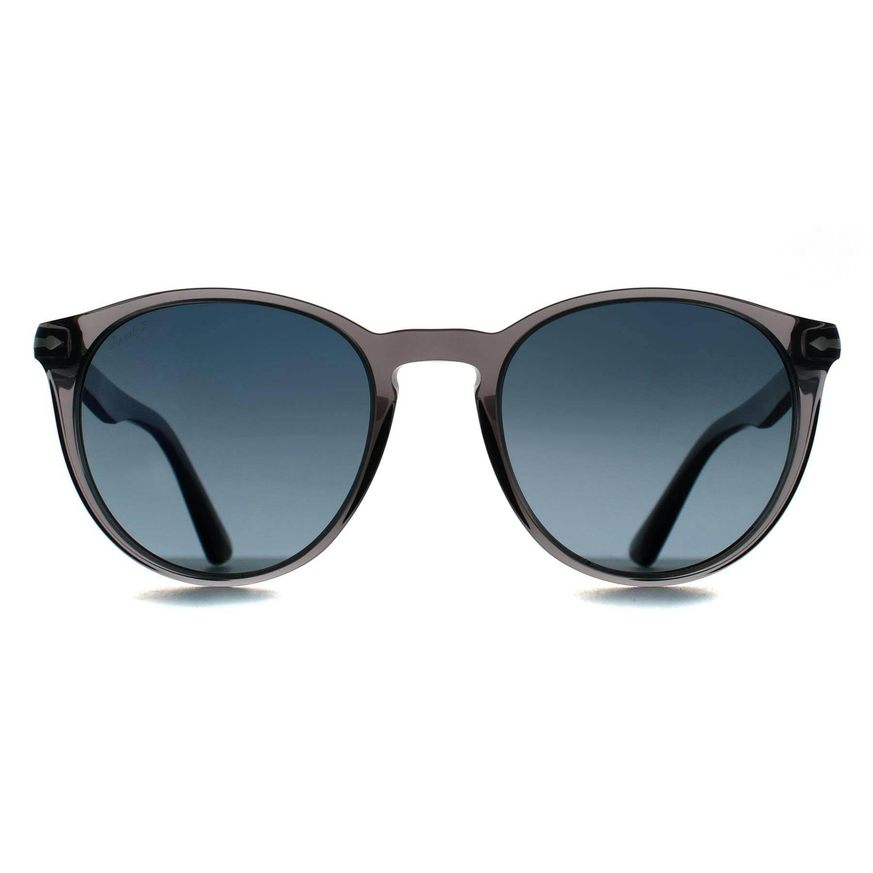 Persol Men's Blue Man Po3152s 1196S3 Sunglasses Acetate Grey Round Polarized - Image 5