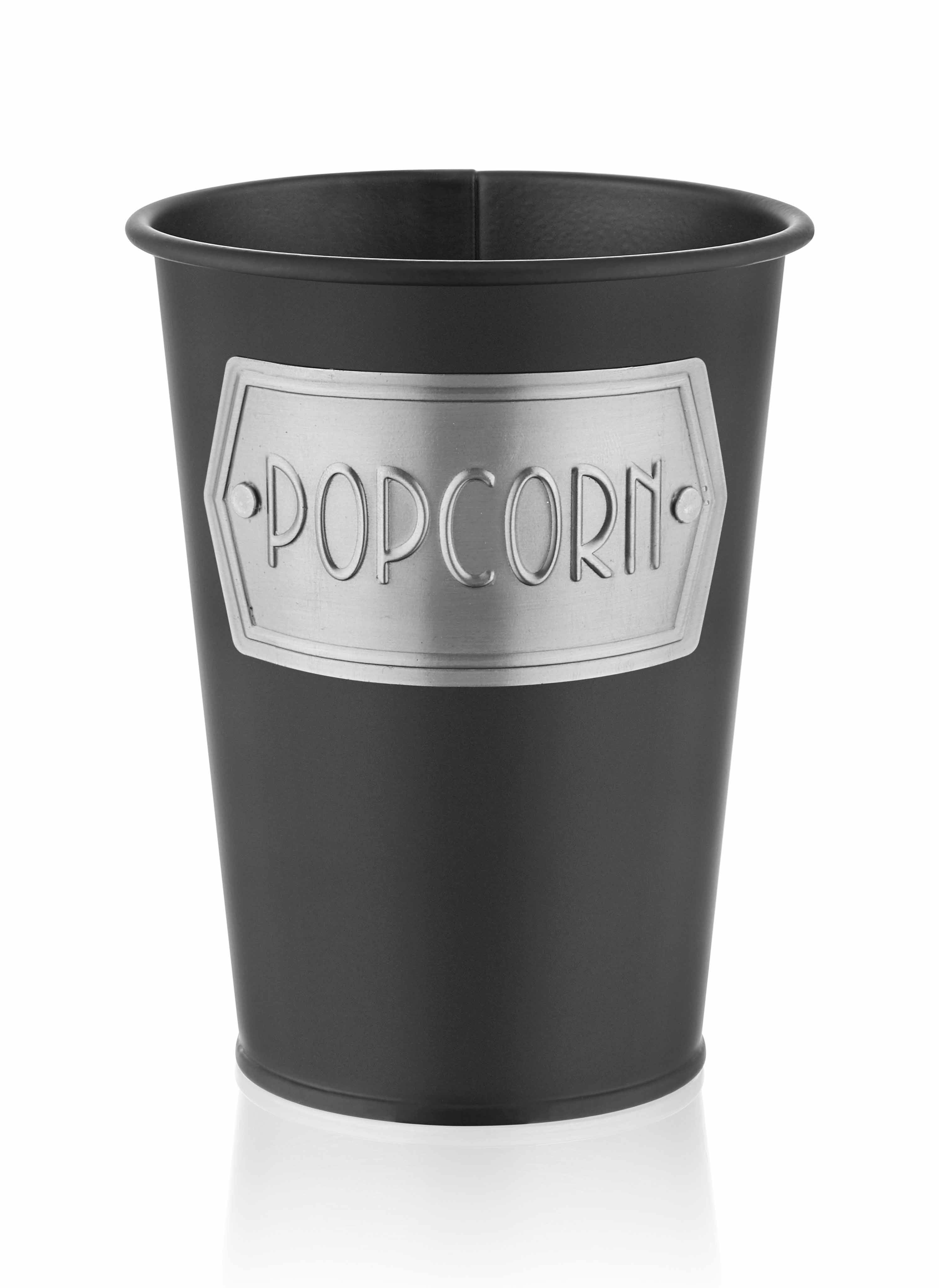 Rozi Black Popcorn Bowl 16Cm