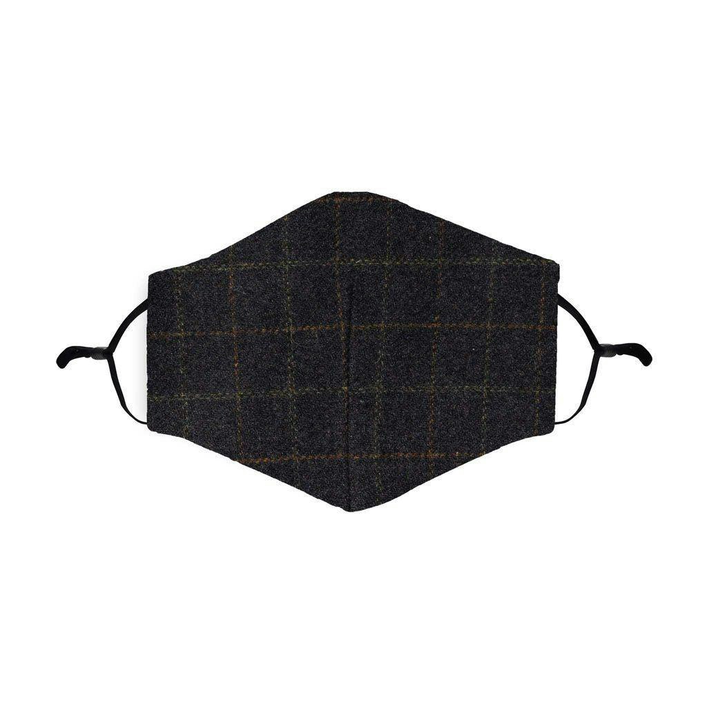 Heritage Traditions Blue Tweed Face Masks - Box Check