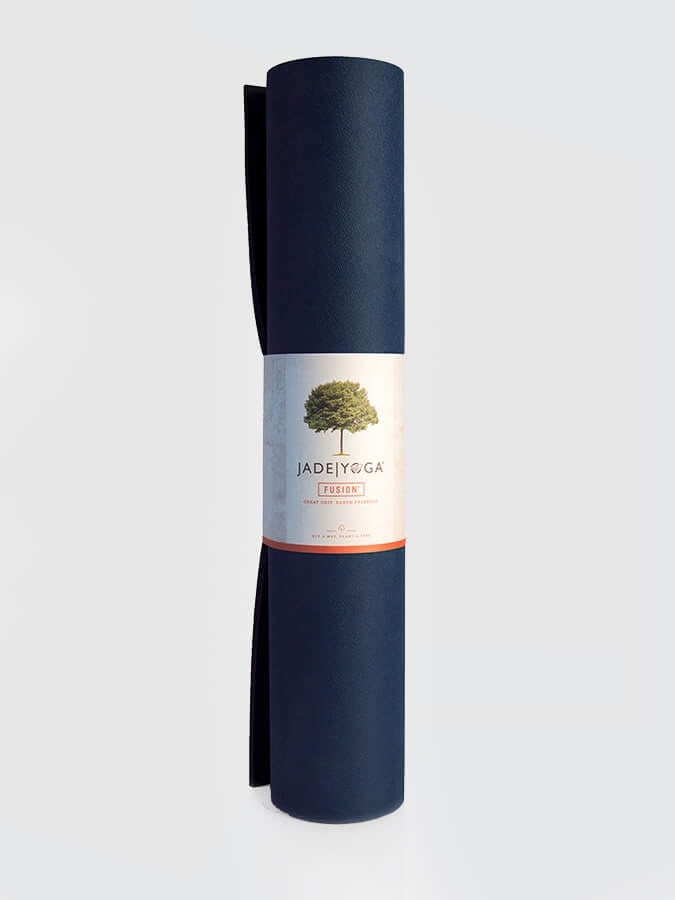 Jade Yoga Fusion 74 " Yoga & Pilates Mat 8Mm - Midnight