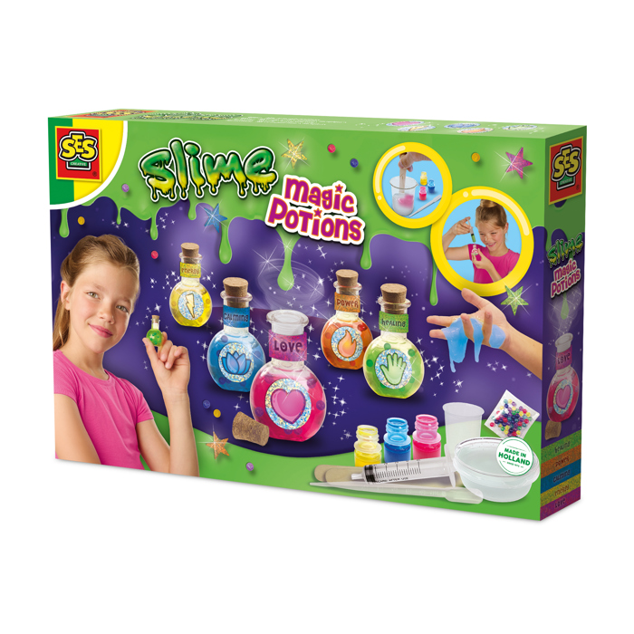 Ses Creative Red/Blue/Yellow Slime - Mix It Magic Potions
