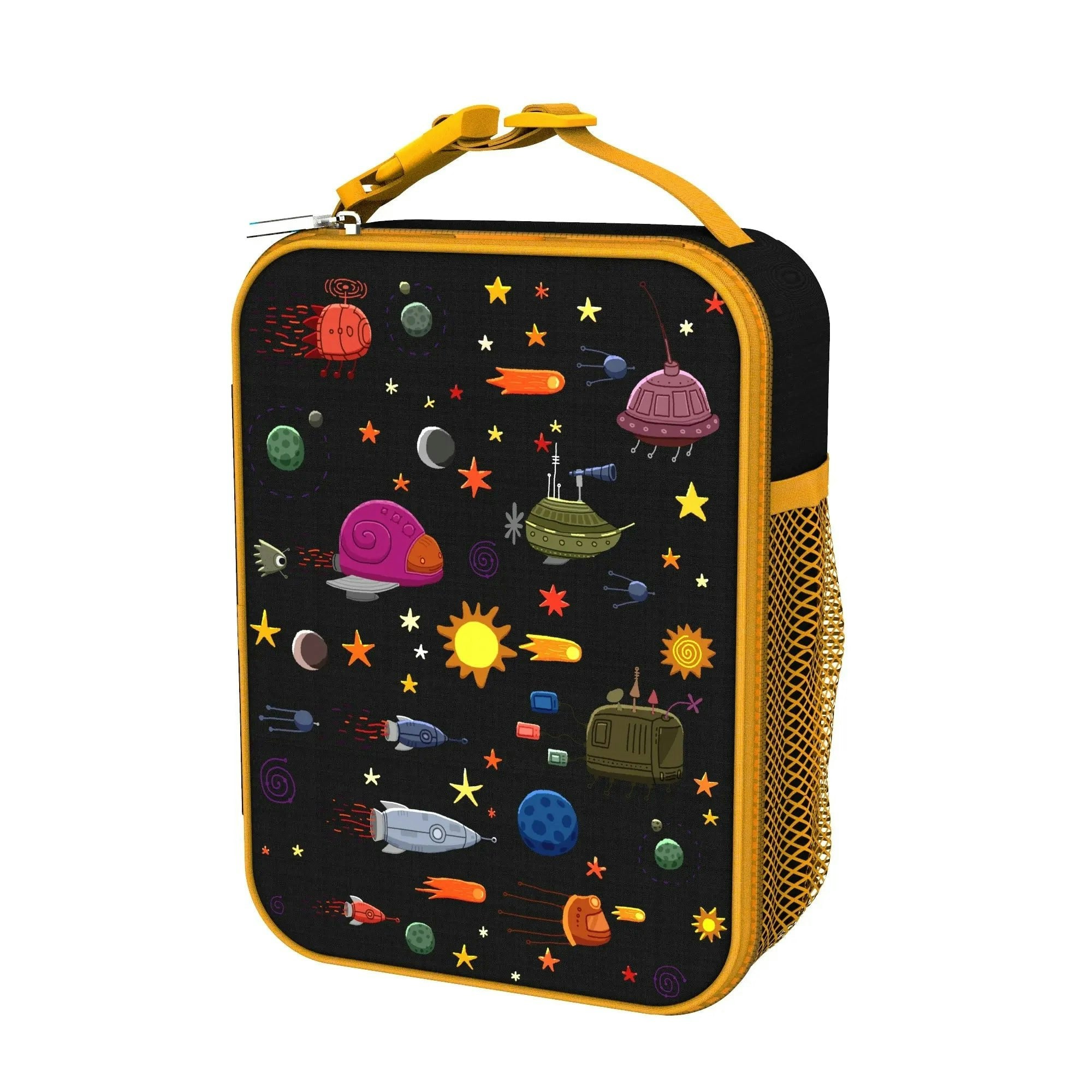 Ion8 Kids Lunch Bag, Insulated, Spaceships, Medium - Image 4