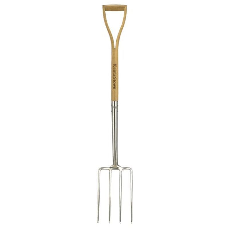 Kent & Stowe Unisex Beige Stainless Steel Border Fork In - Image 8