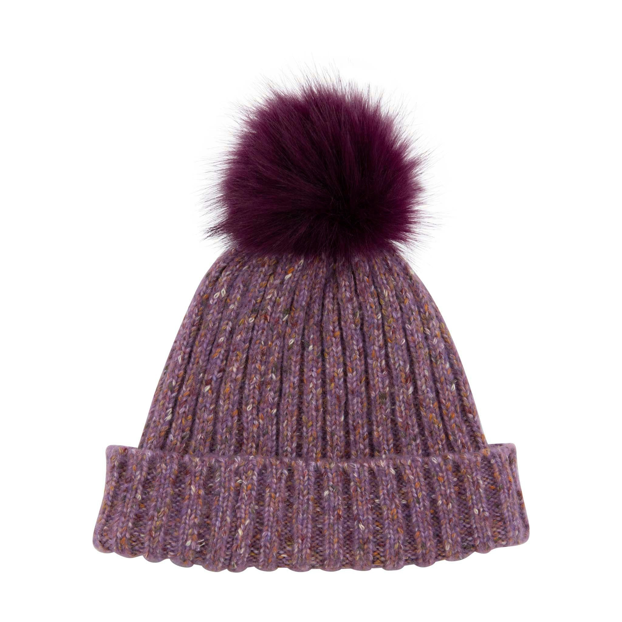 Heritage Traditions Donegal Lined Beanie - Damson