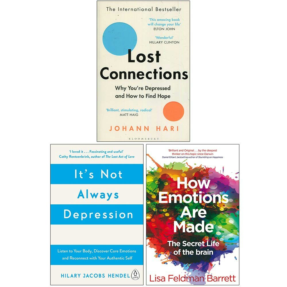 Books4people Lost Connections, It's Not Always Depression, How Emotions Are Made The Secret Life Of The Brain