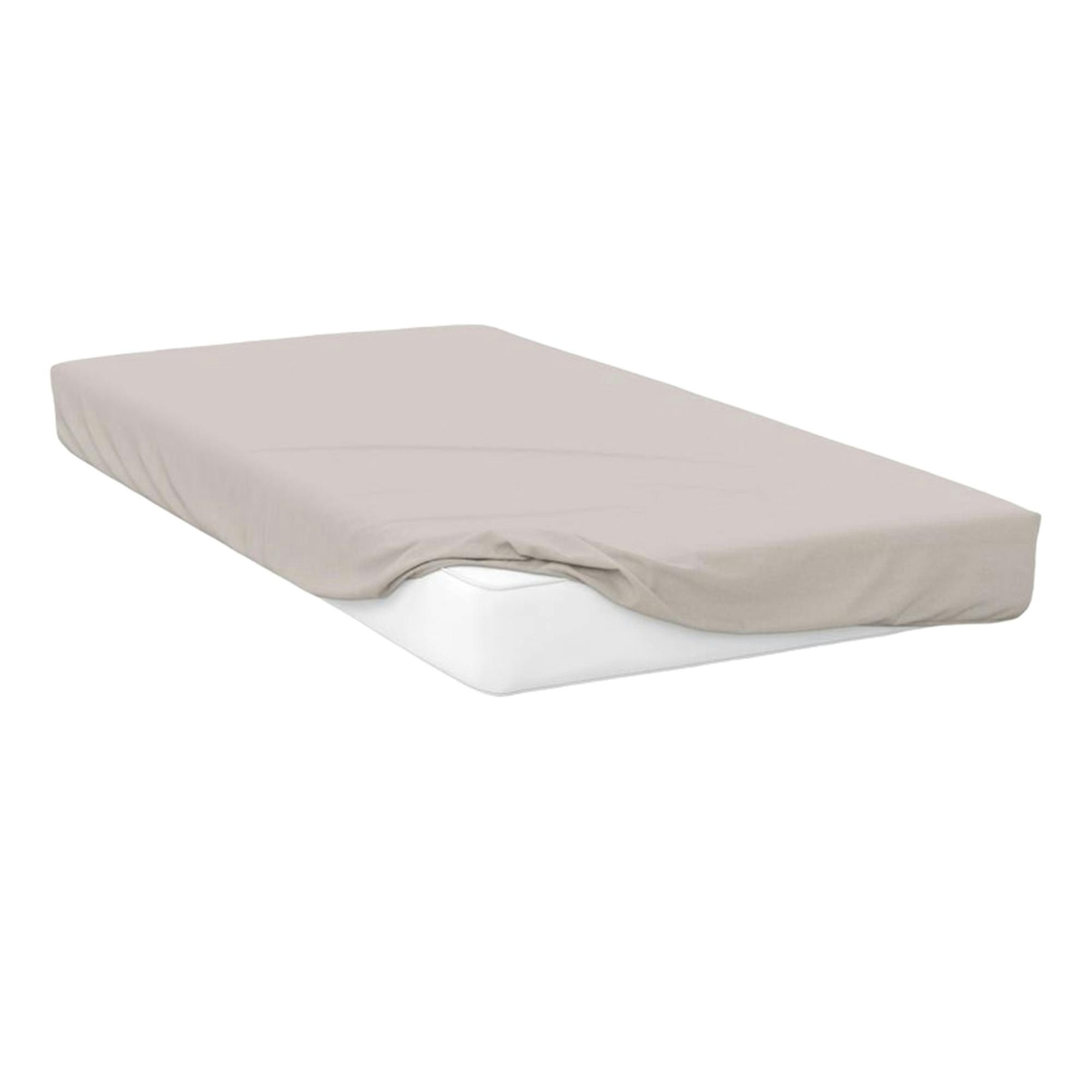 Belledorm 400 Thread Count Egyptian Cotton Fitted Sheet - Oyster - Oyster - Kingsize - 100% Egyptian Cotton
