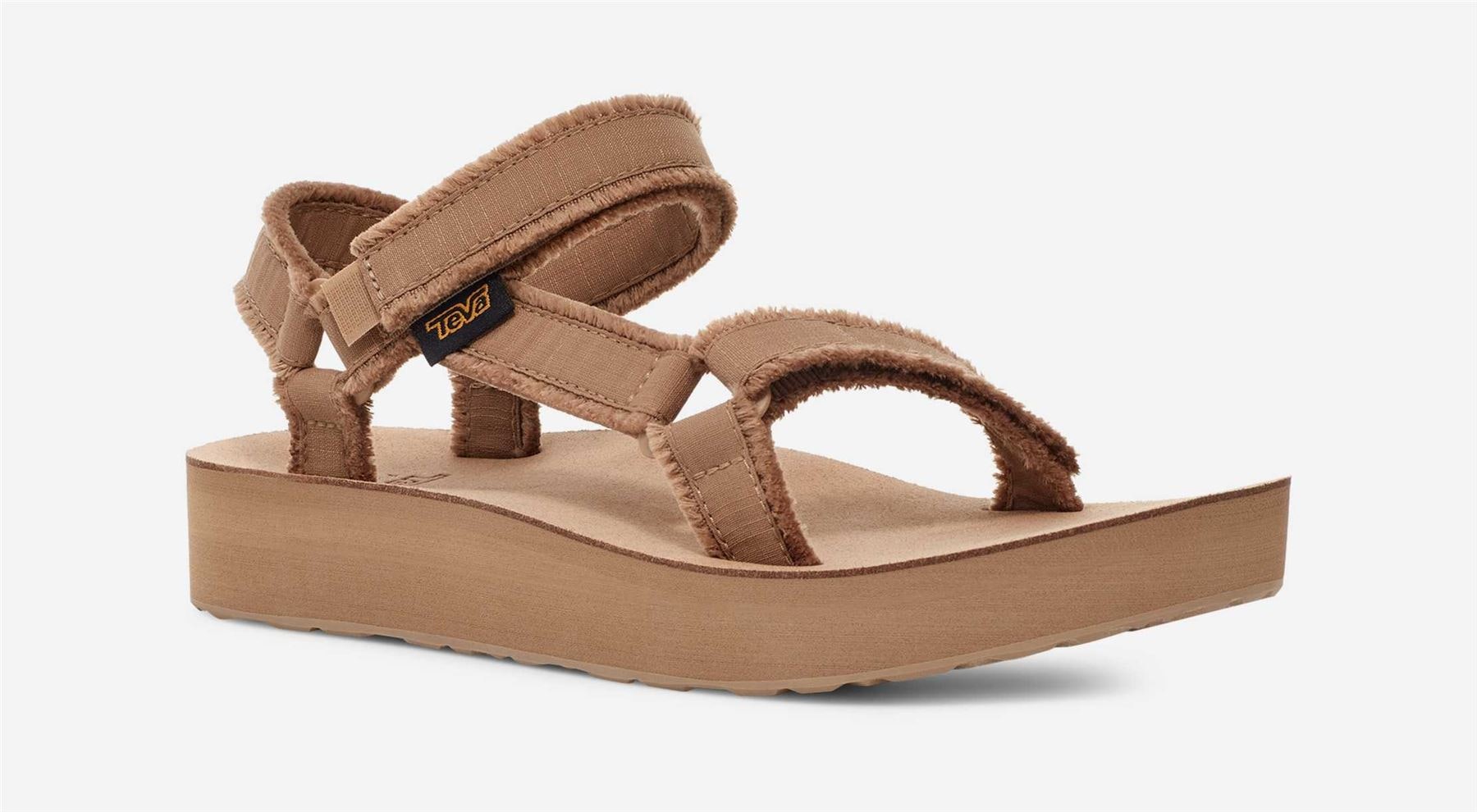 Teva Women's Midform Universal Canvas Tigers Eye Sandals - Uk 8 / Eu 41 / Us 10