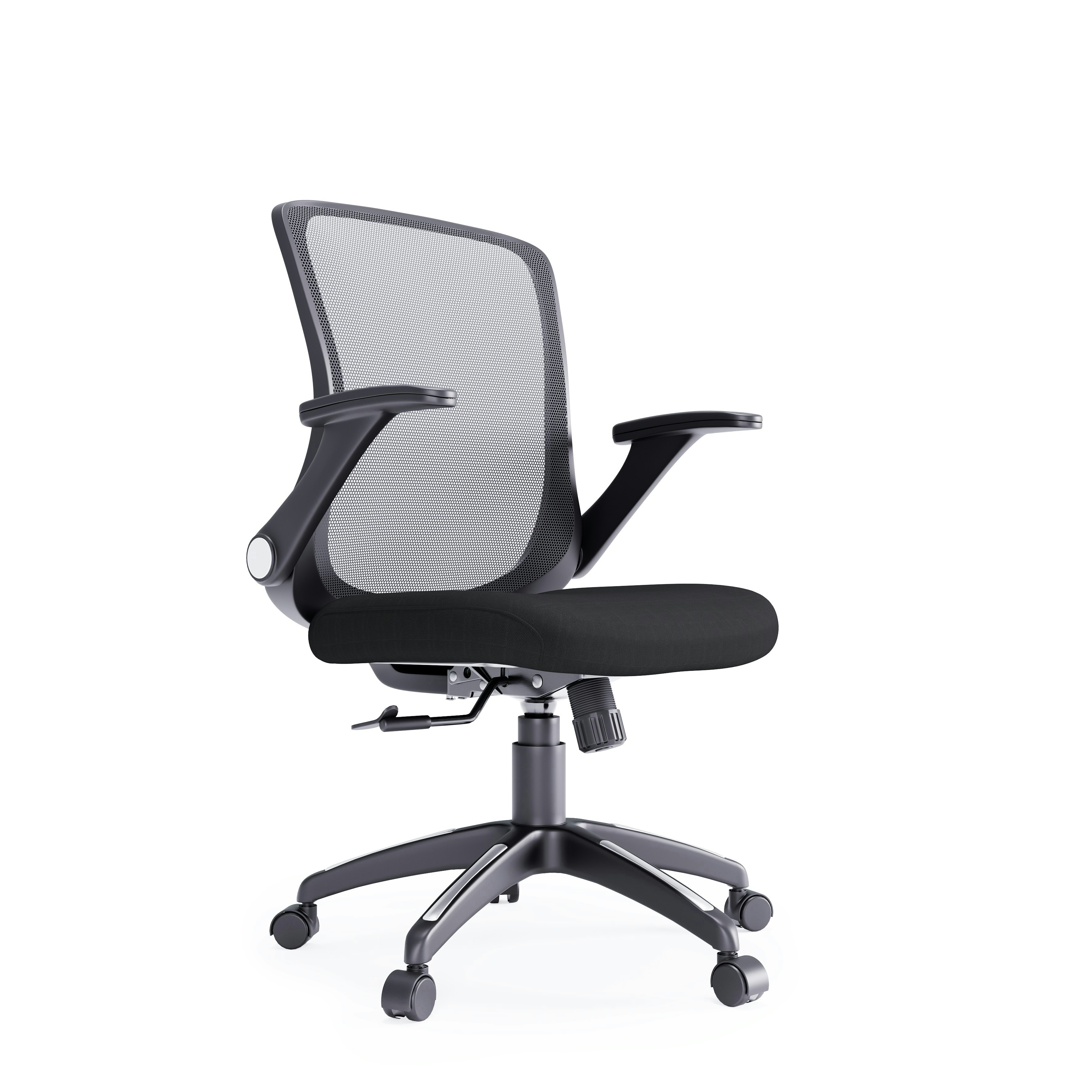 Dorel Home Black Toronto Office Chair With Wheels In