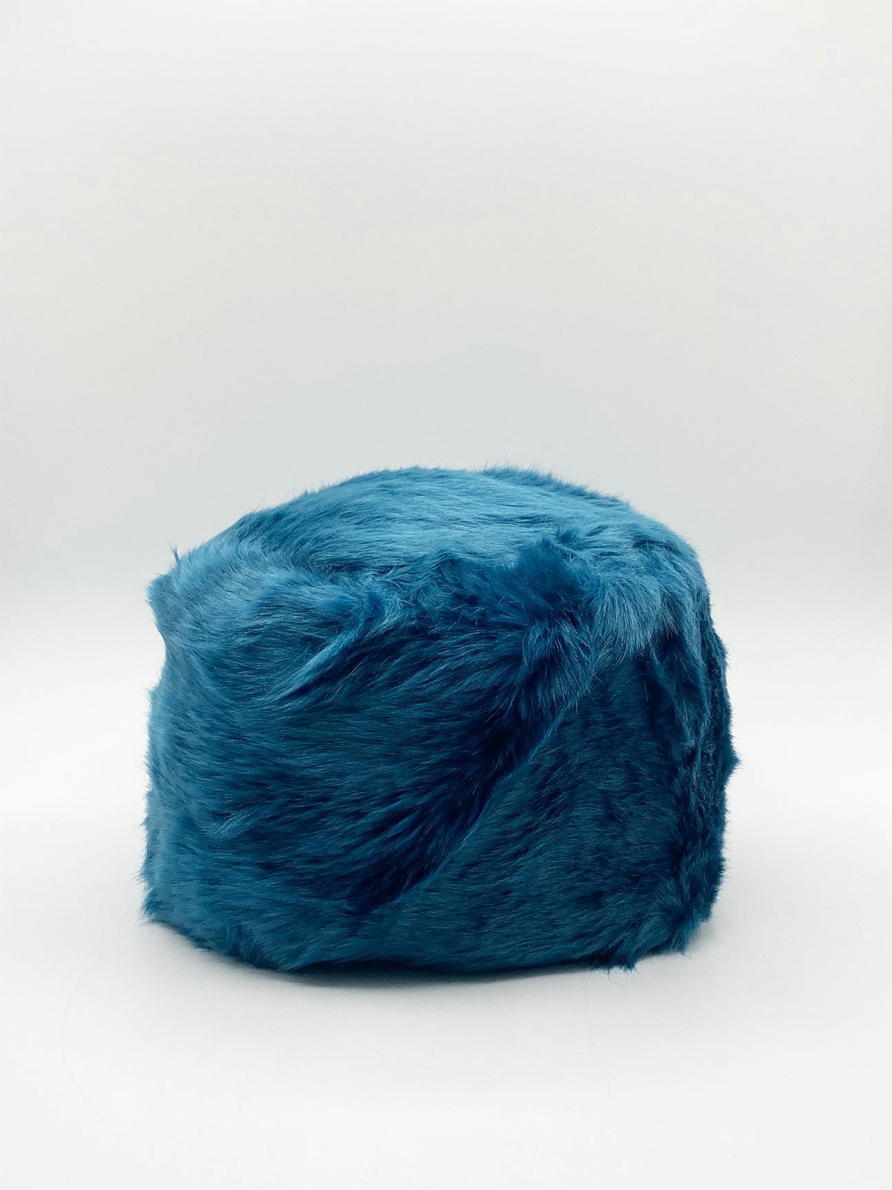 Svnx Women's Blue Turquoise Faux Fur Hat In - Image 5