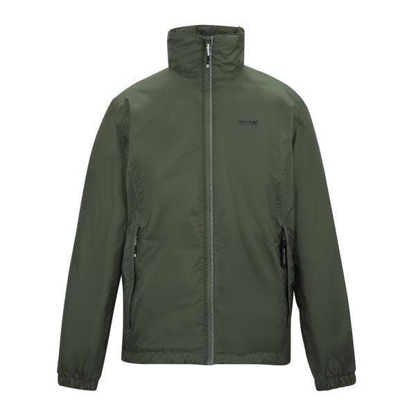 Regatta Men's Dark Lyle Iv Waterproof Hooded Jacket - Khaki - 3XL - Khaki - 100% Polyamide