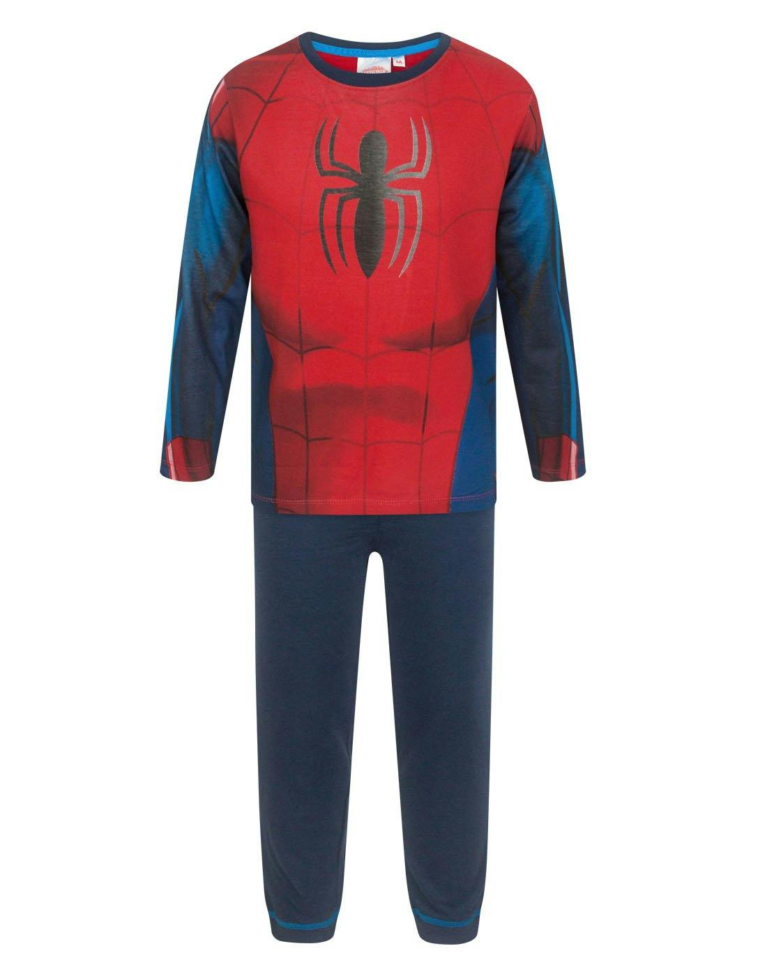Vanilla Underground Boys Red Marvel Spider-Man Short Sleeve Short Leg Pyjama Set - 3 Years