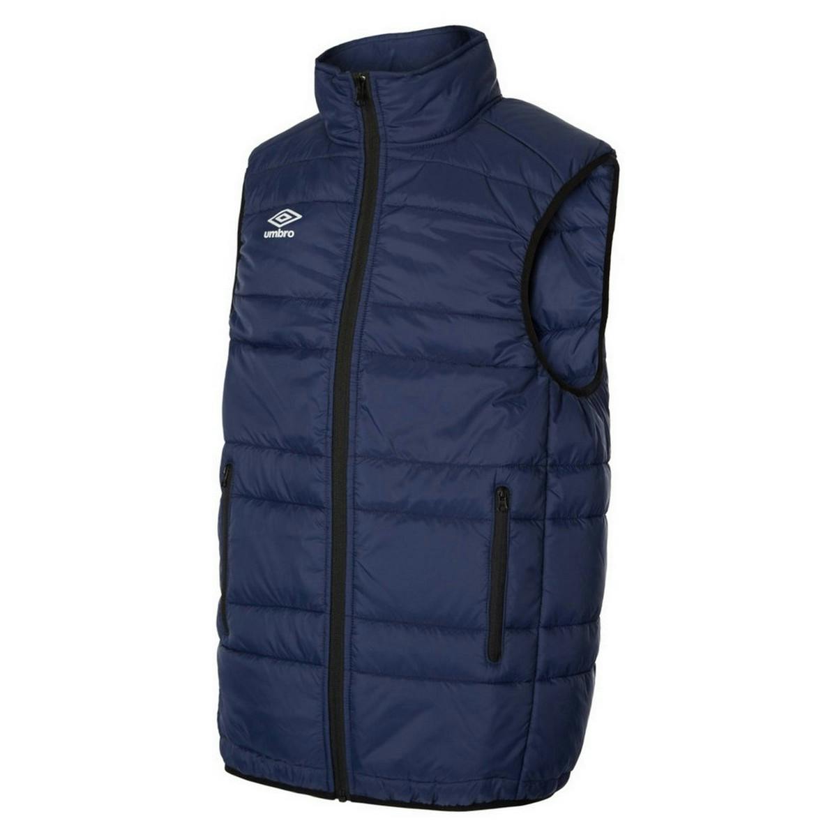 Umbro Dark/White Childrens/Kids Club Essential Gilet - Navy/ - 13 Years - Navy