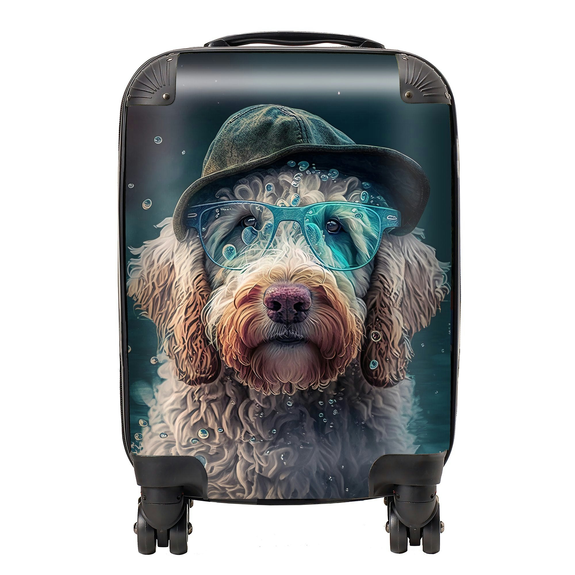Warren Reed Labradoodle Dog Splashart Suitcase - Mini Cabin