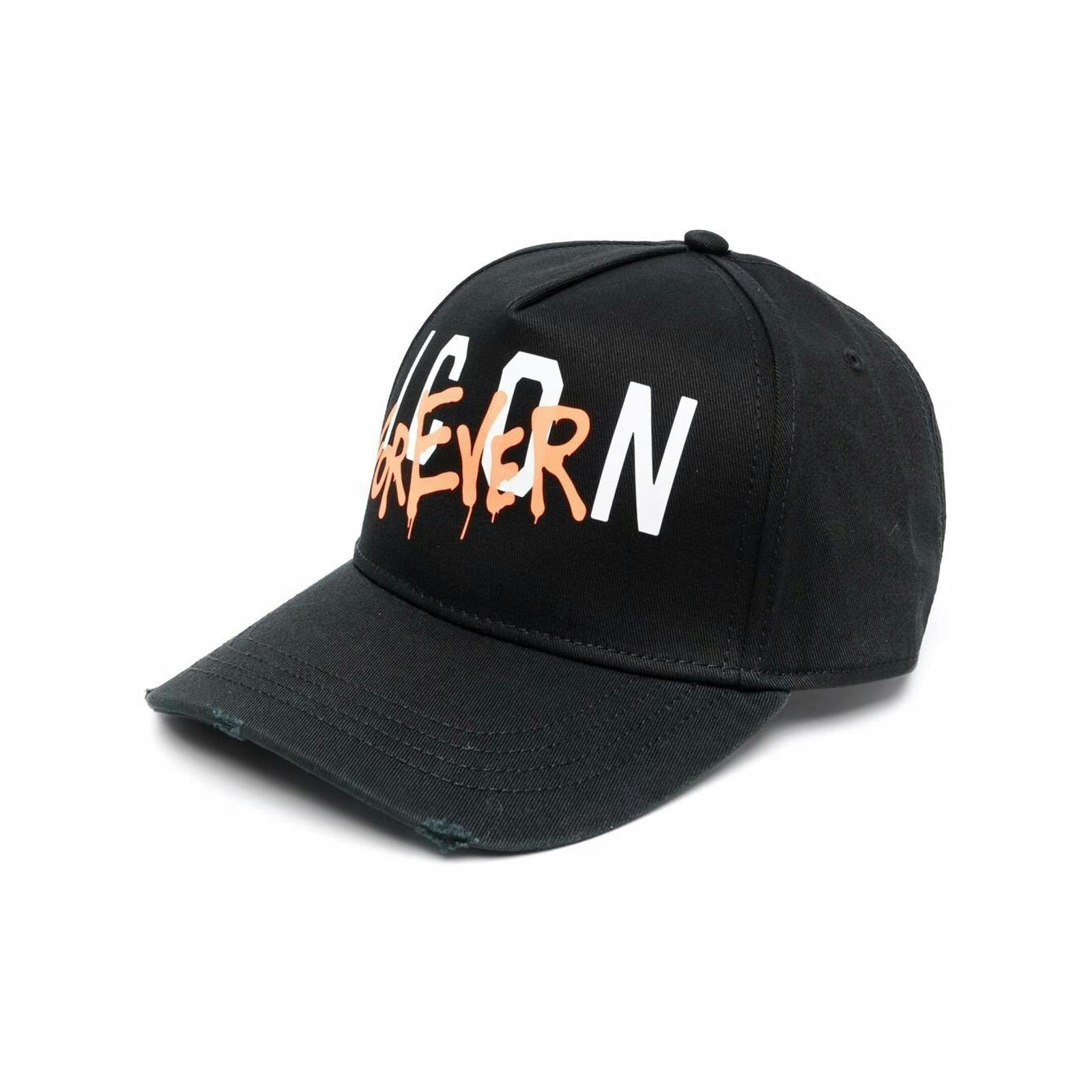 Dsquared Black Icon Forever Cap In - One Size
