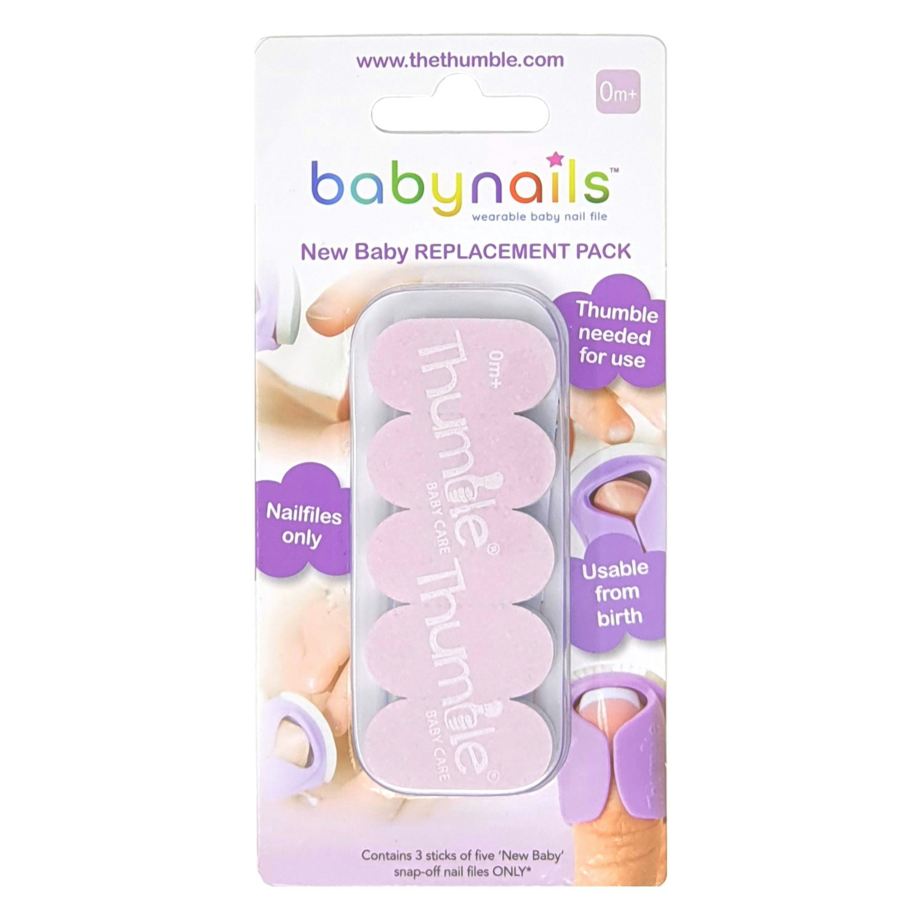 Thumble Baby Care Baby Nails Replacement Nail Files - New Baby Replacement Nail Files