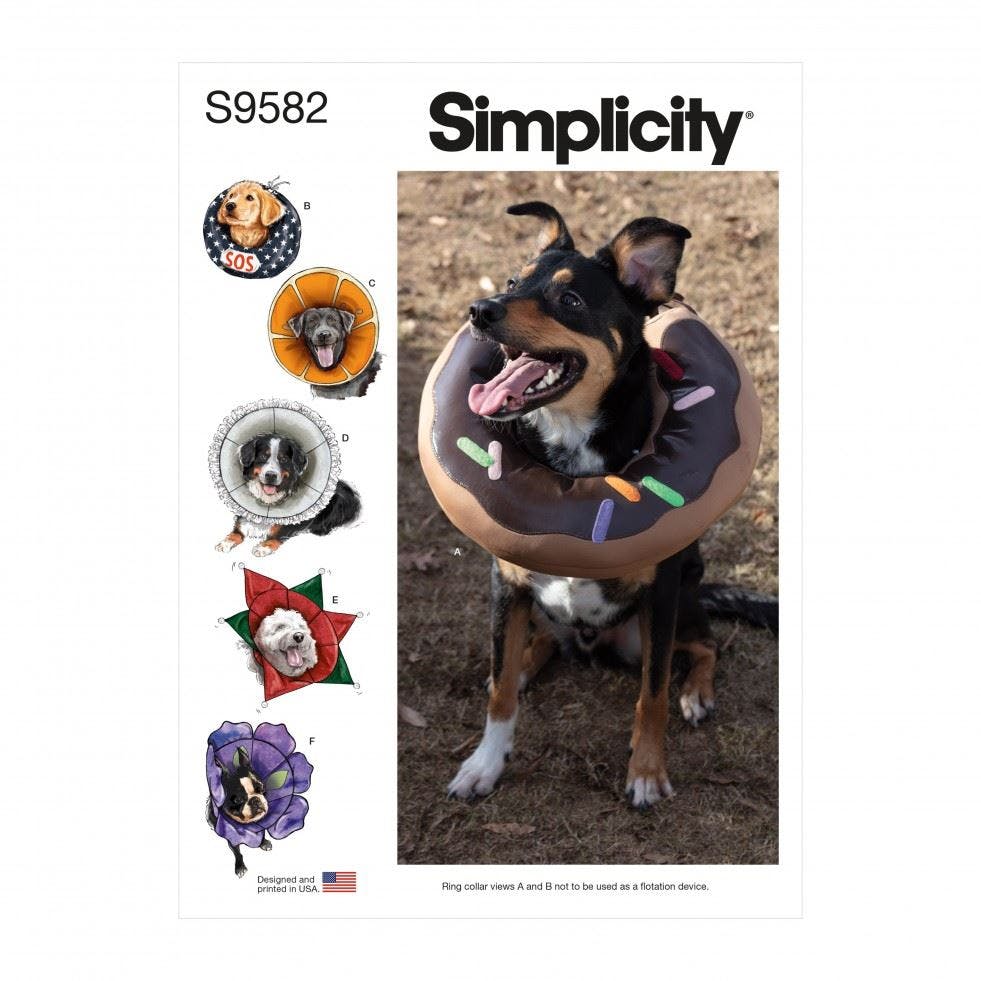 Simplicity Sewing Pattern 9582 For Pets, A (S-M-L) - Intermediate - A (S-M-L)