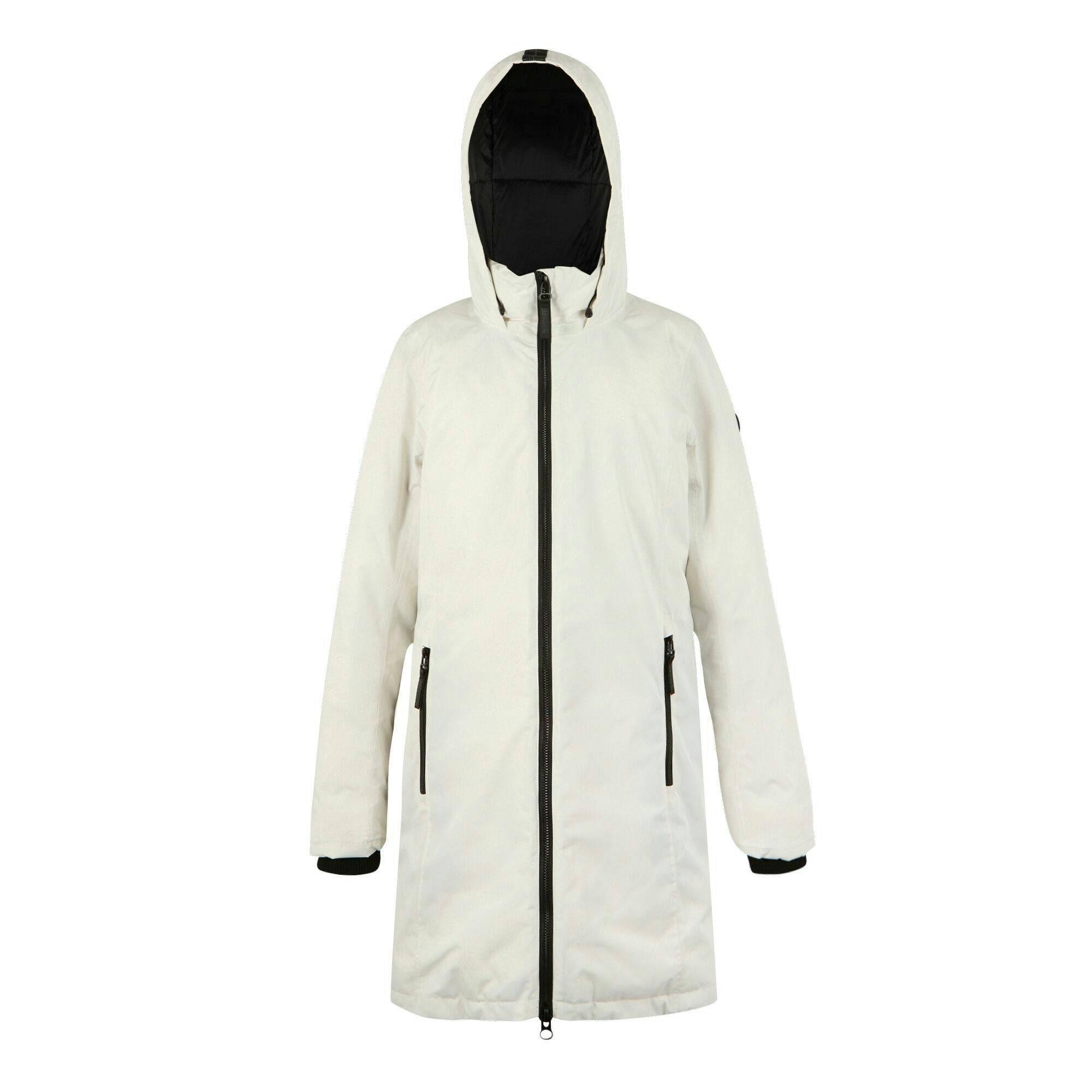 Regatta Women's White Marron Insulated Waterproof Jacket - Stone - 14 Uk - Stone - 100% Mixed