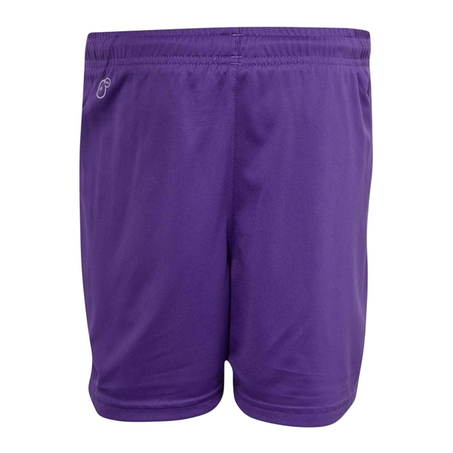 Puma Boys Purple Team Logo Shorts - 9-10 Years - 100% Polyester