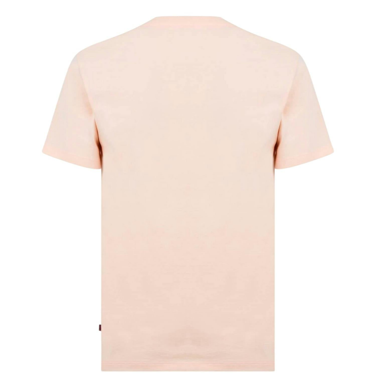Levis Men's Peach Logo Cotton Regular T-Shirt - Pale - M - Pale - 100% Cotton